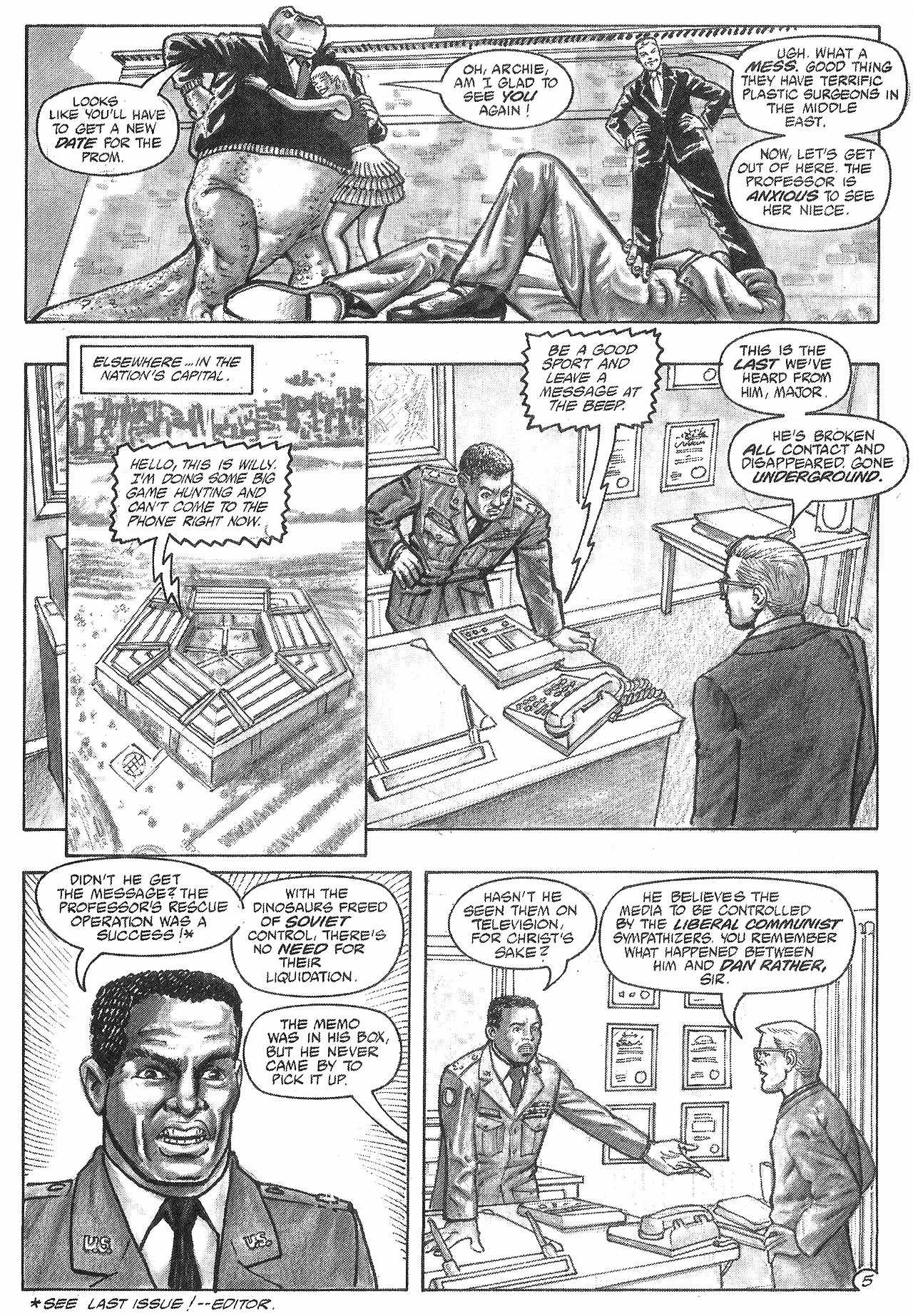 Read online Dinosaurs For Hire (1988) comic -  Issue #4 - 7