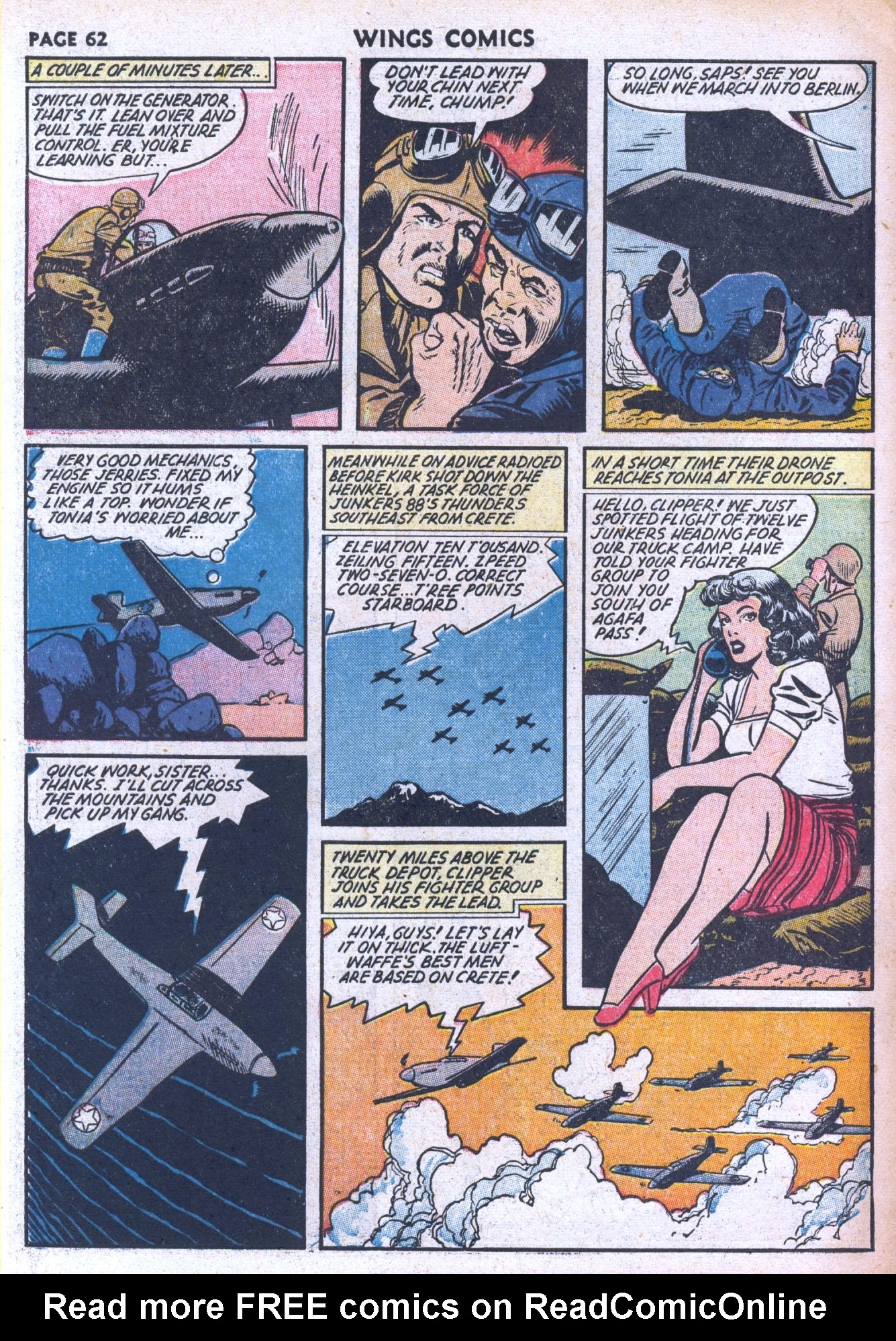 Read online Wings Comics comic -  Issue #30 - 64