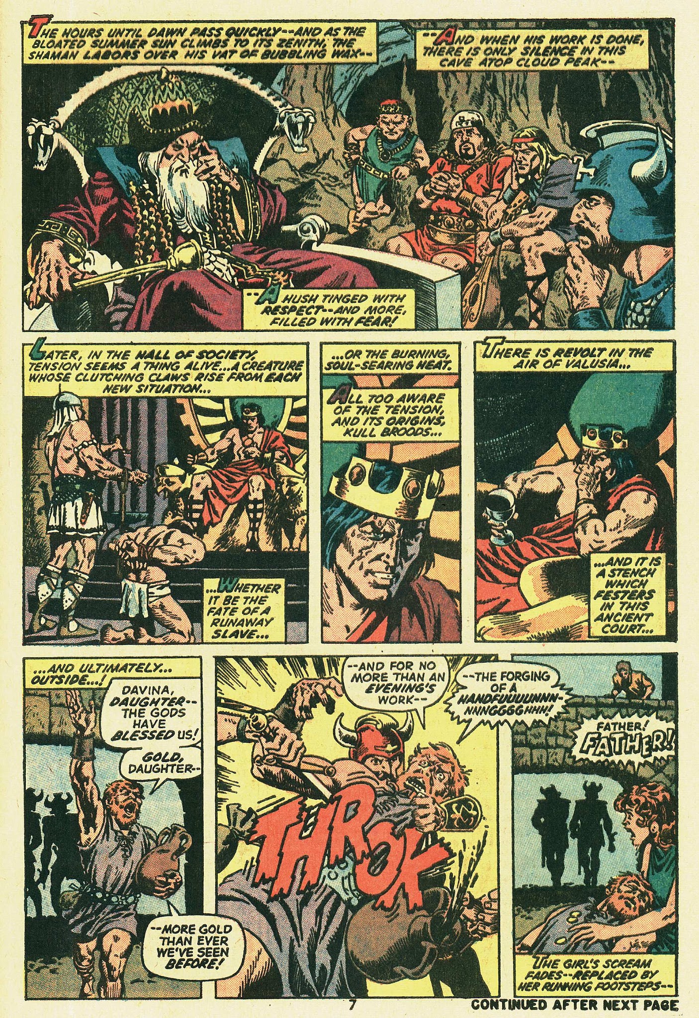Read online Kull, the Conqueror (1971) comic -  Issue #4 - 7