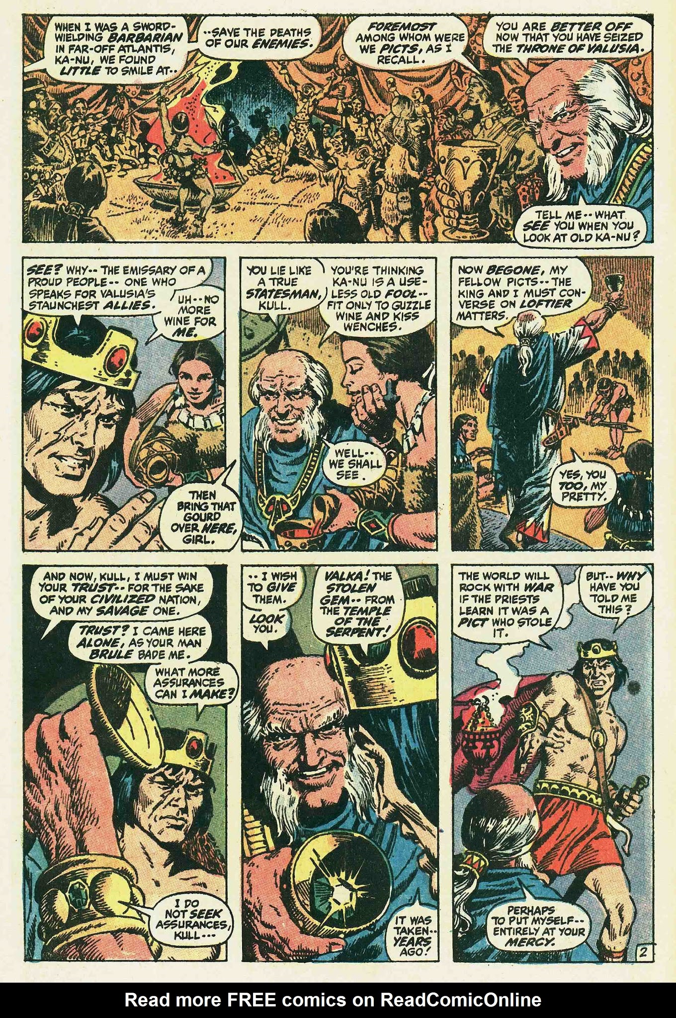 Read online Kull, the Conqueror (1971) comic -  Issue #2 - 3