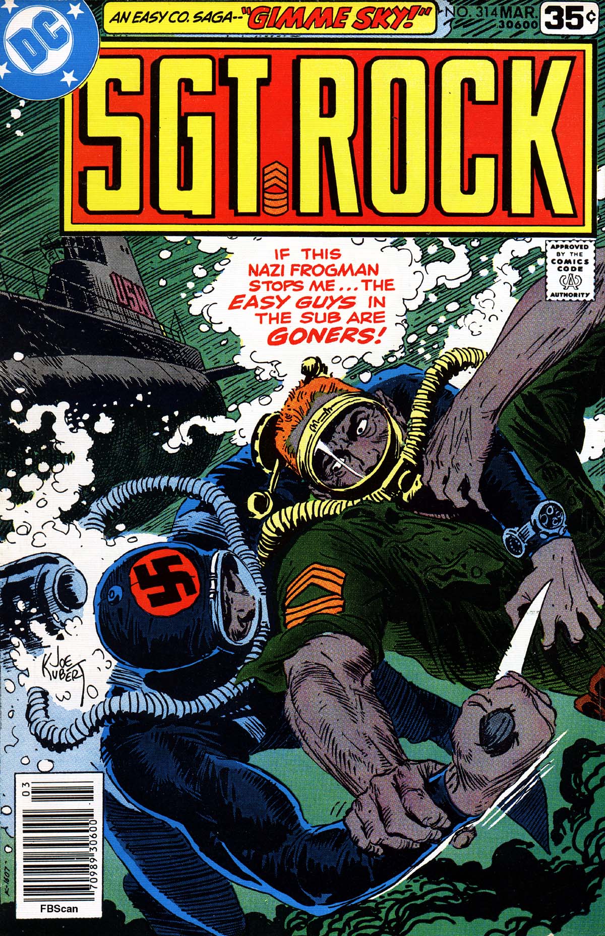 Read online Sgt. Rock comic -  Issue #314 - 1