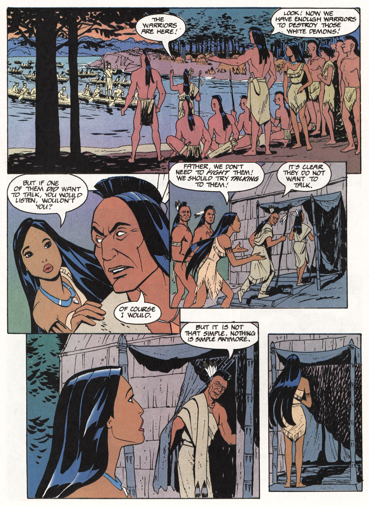 Read online Disney's Pocahontas comic -  Issue #1 - 34