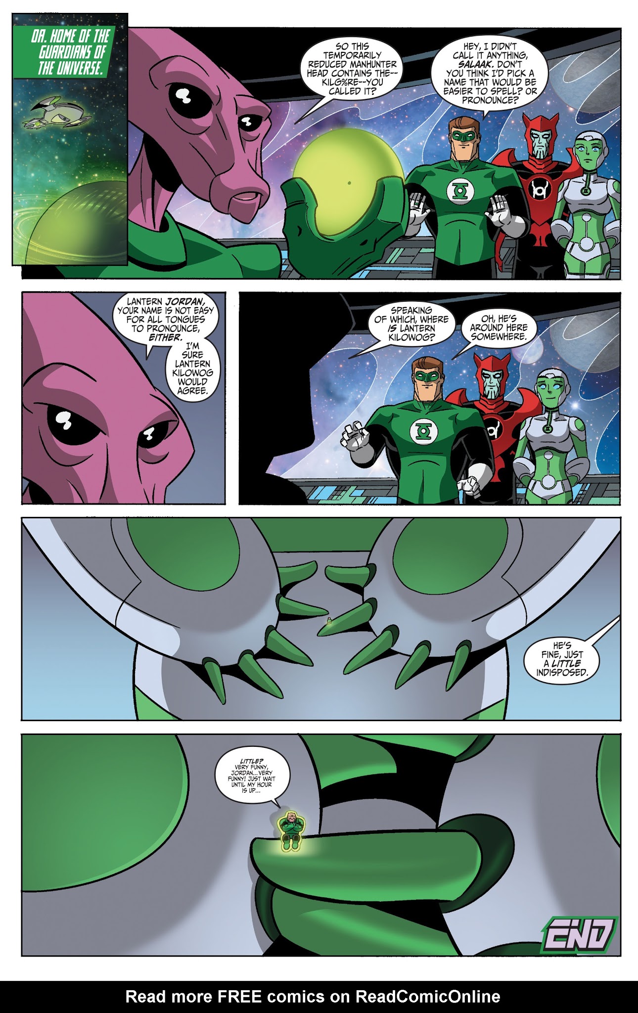 Read online Green Lantern: The Animated Series comic -  Issue #14 - 21