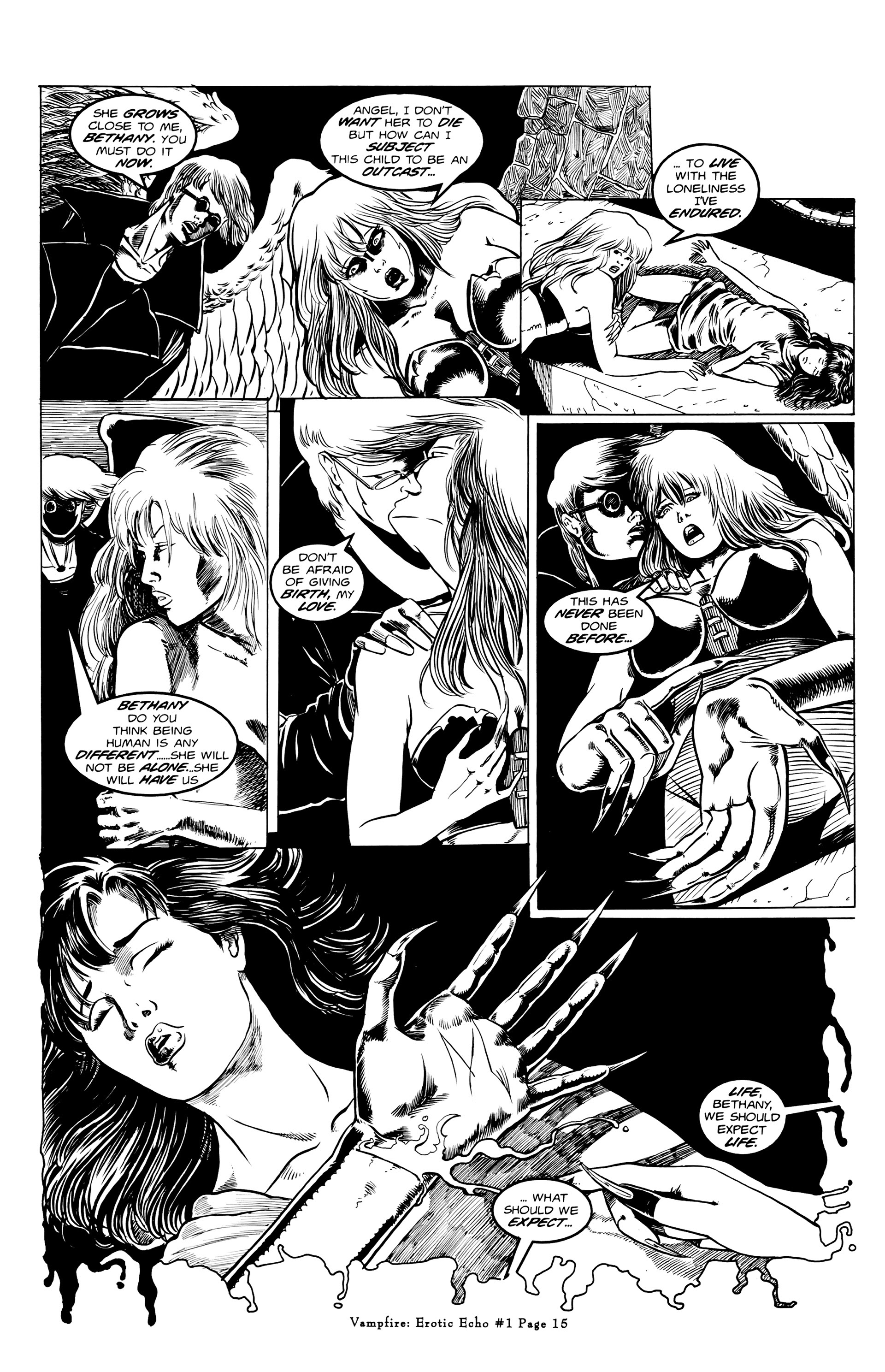 Read online Vampfire: Erotic Echo comic -  Issue #1 - 17