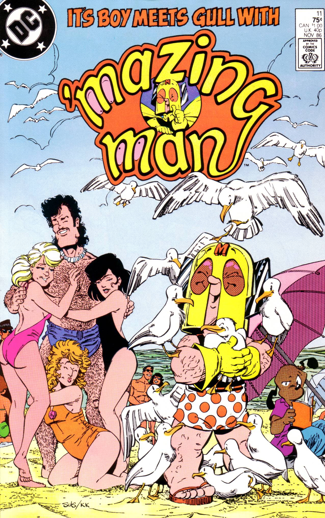 Read online 'Mazing Man comic -  Issue #11 - 1