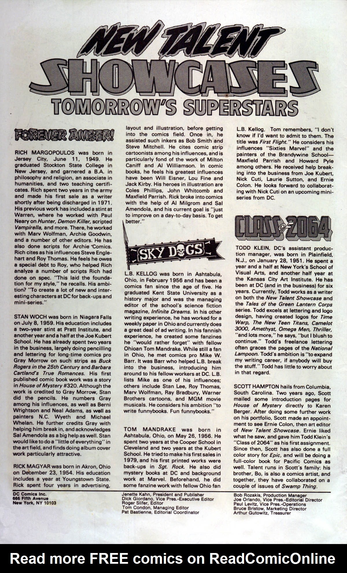 Read online The New Talent Showcase comic -  Issue #1 - 3