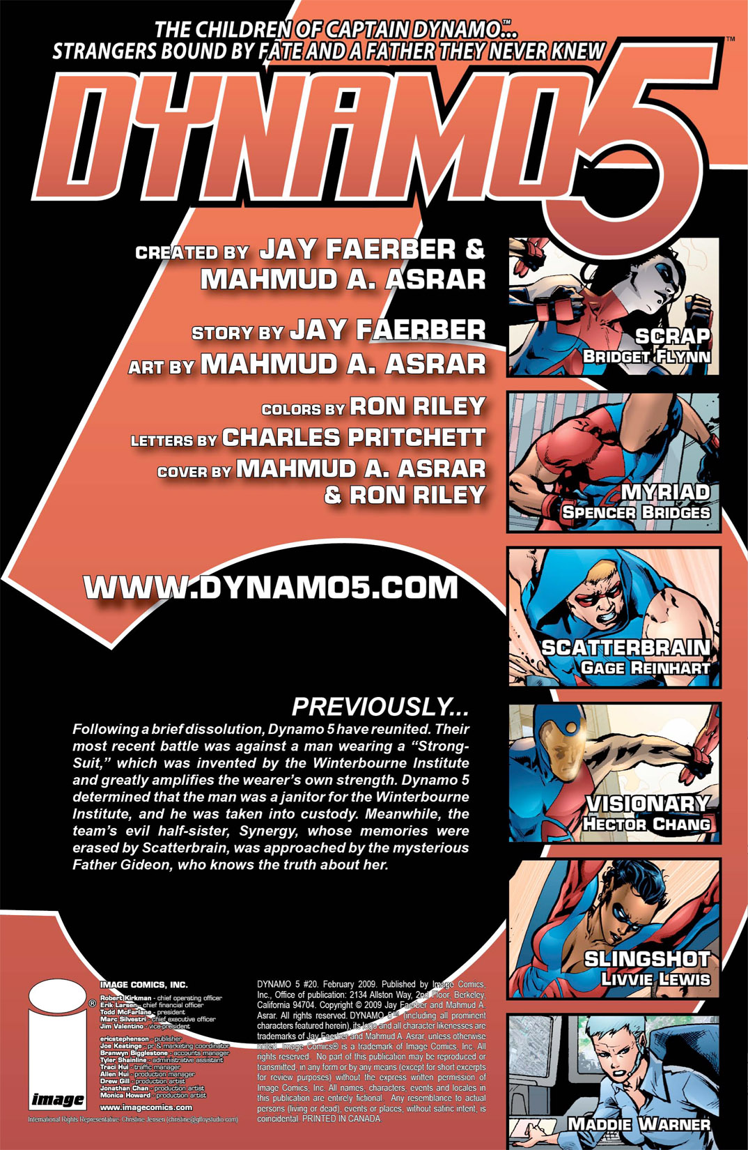 Read online Dynamo 5 comic -  Issue #20 - 2