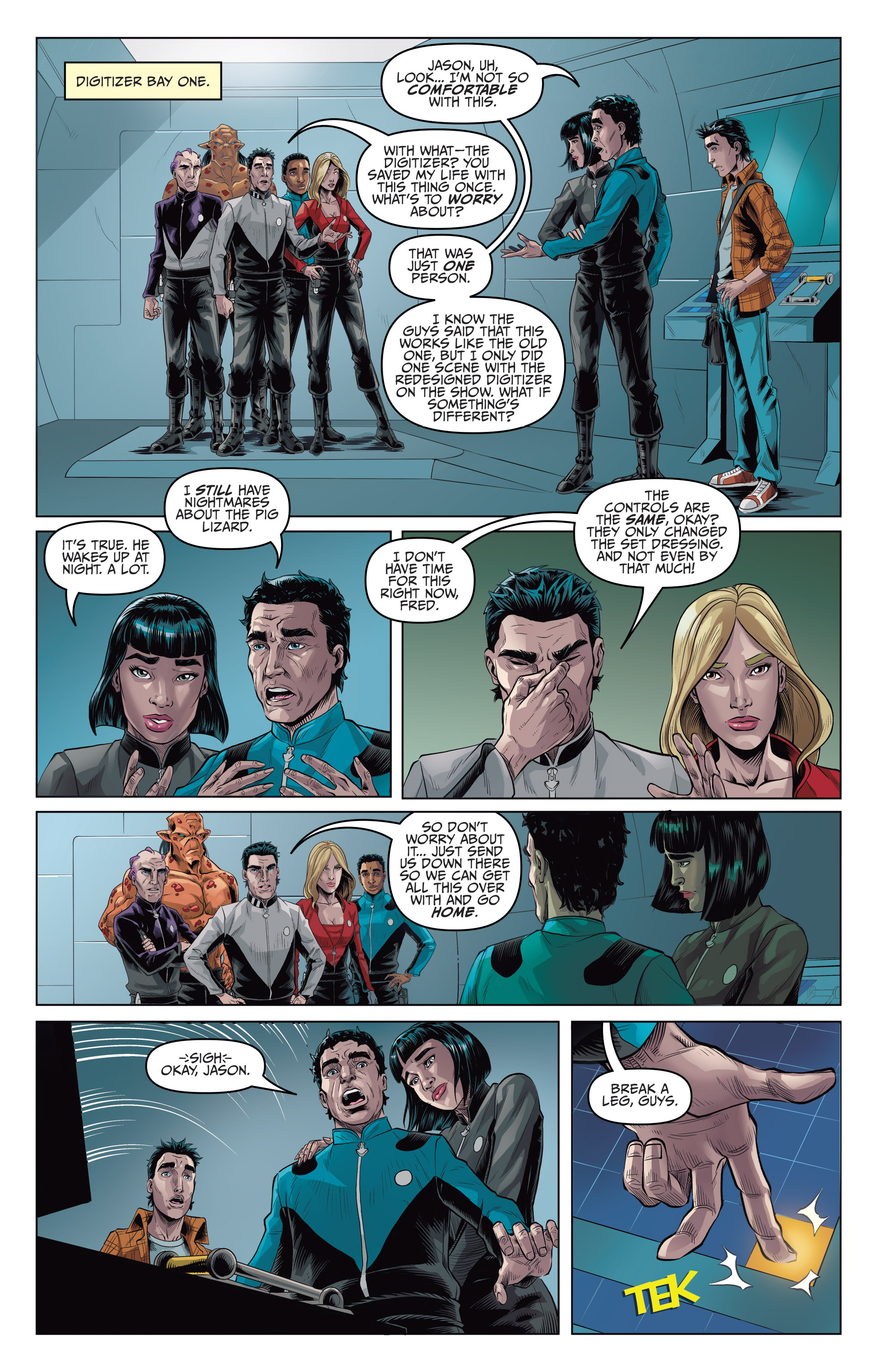 Read online Galaxy Quest: The Journey Continues comic -  Issue #3 - 6