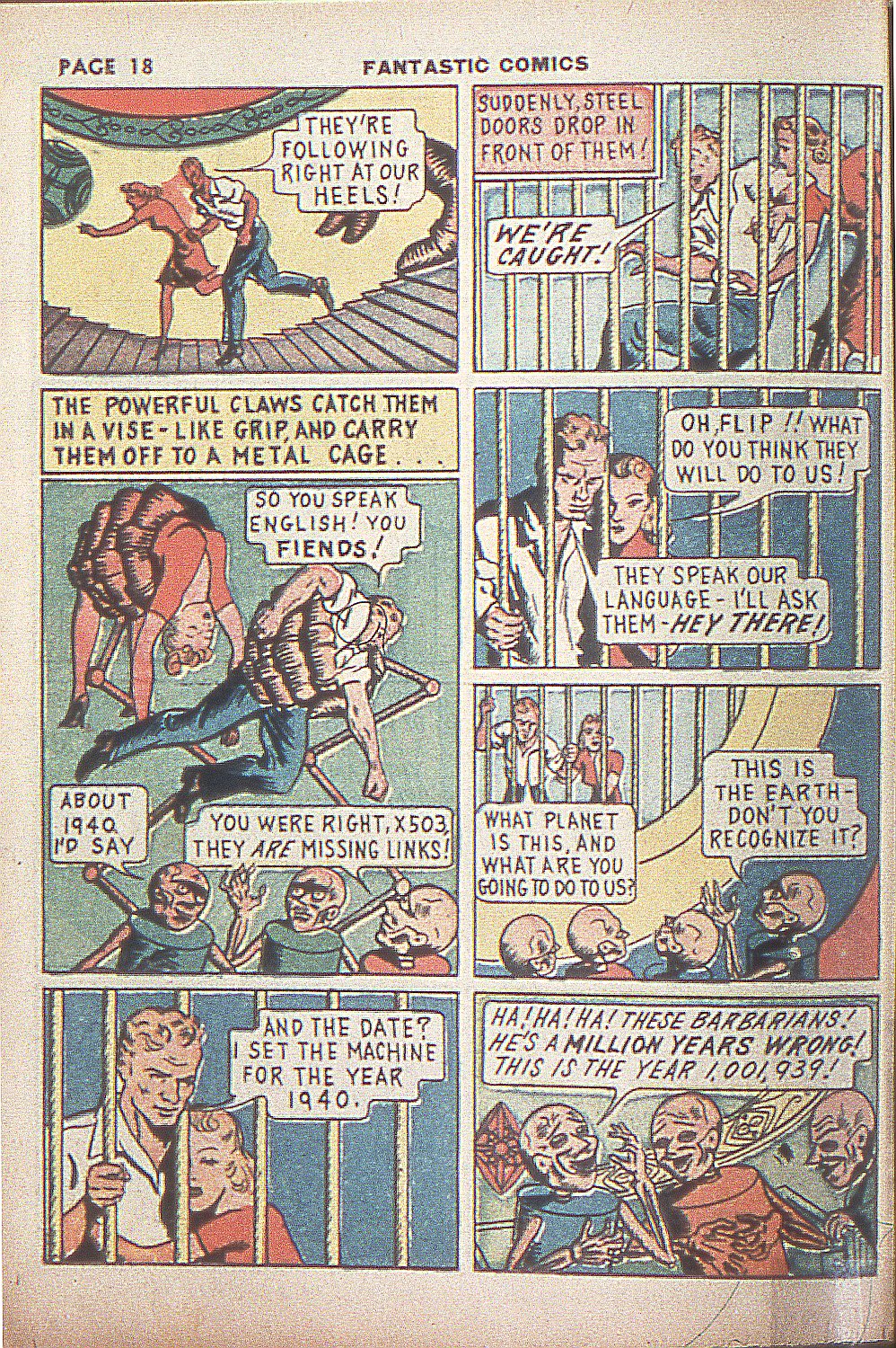 Read online Fantastic Comics comic -  Issue #4 - 20