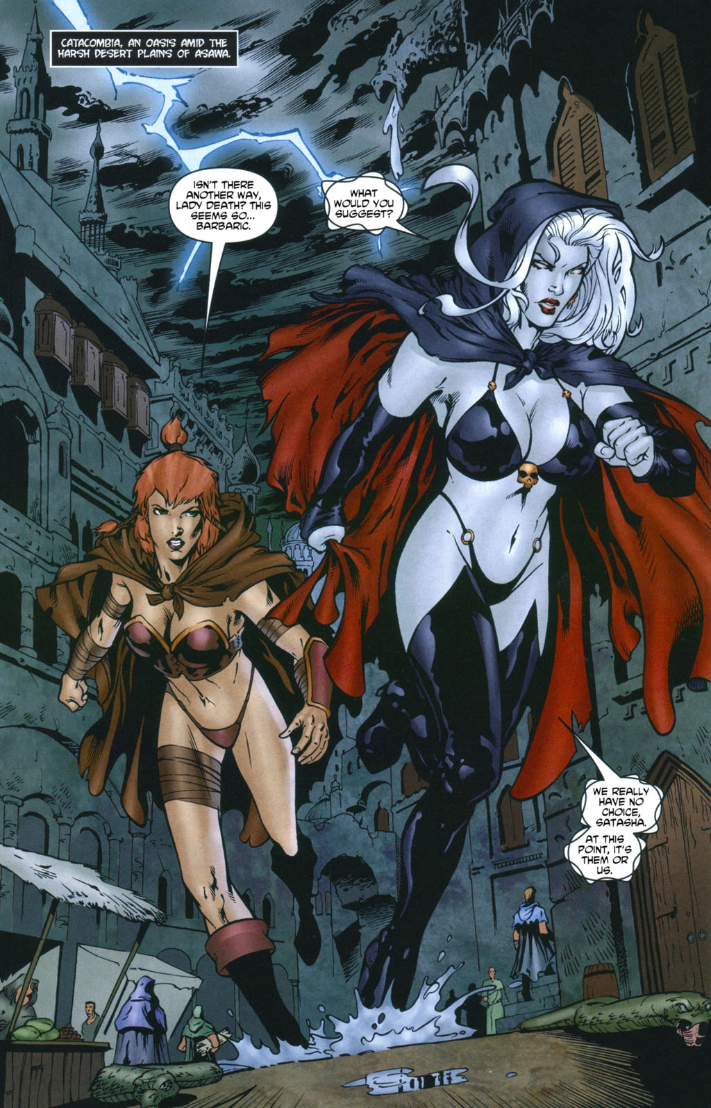 Read online Brian Pulido's Lady Death: Blacklands comic -  Issue #0.5 - 2