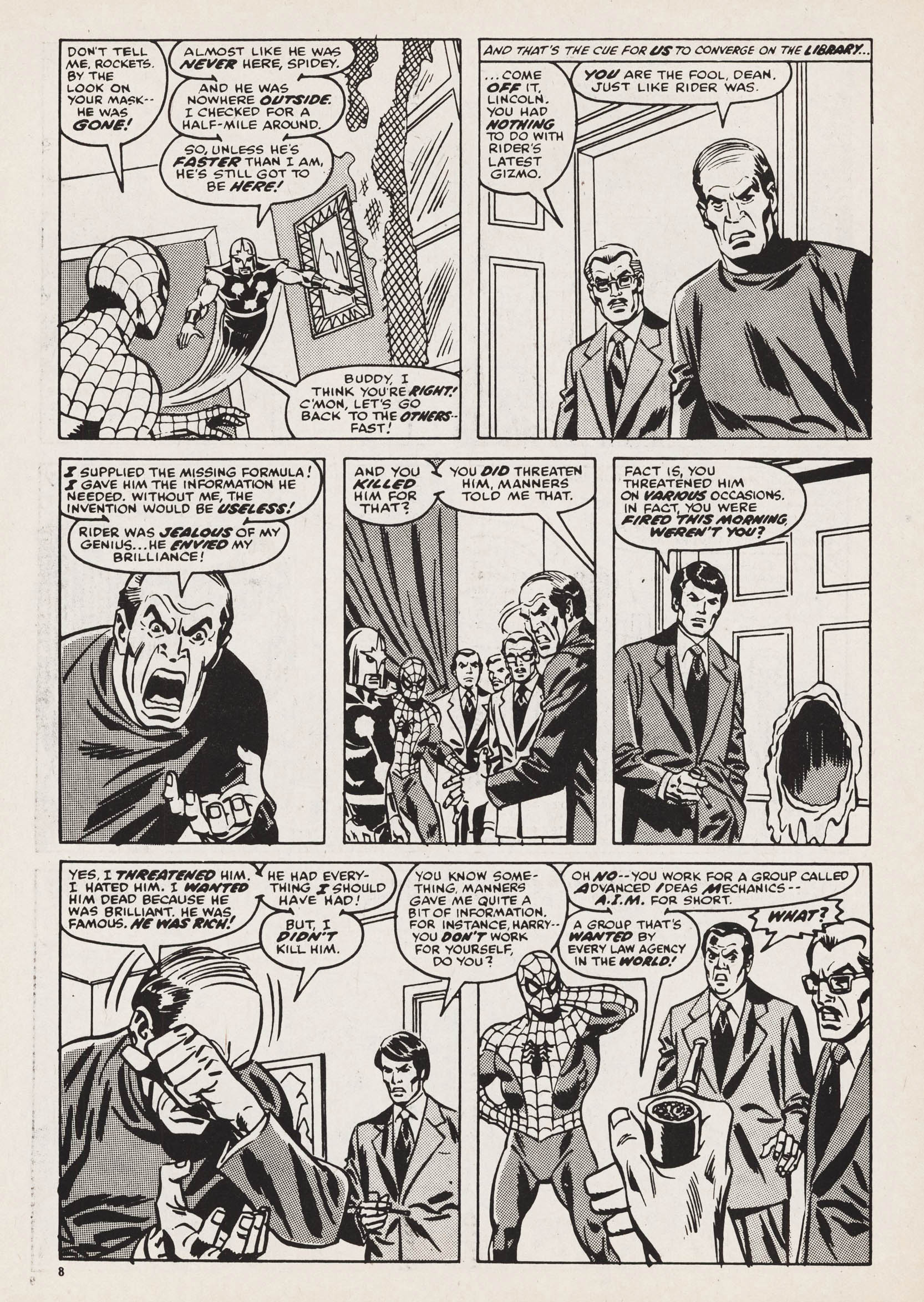 Read online Super Spider-Man and Captain Britain comic -  Issue #252 - 8