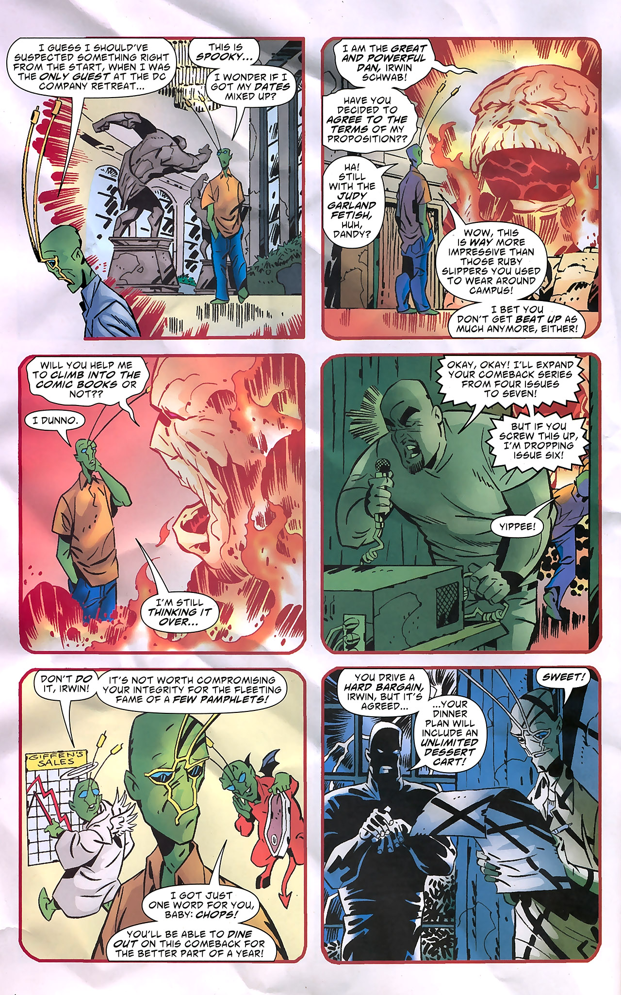 Read online Ambush Bug: Year None comic -  Issue #7 - 11