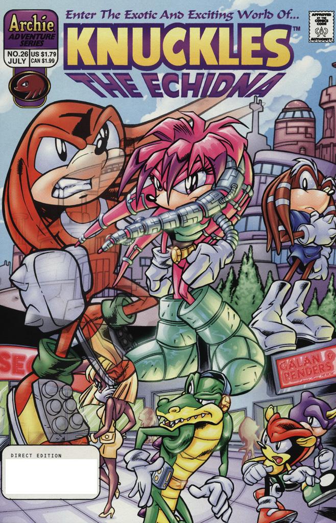 Read online Knuckles the Echidna comic -  Issue #26 - 1