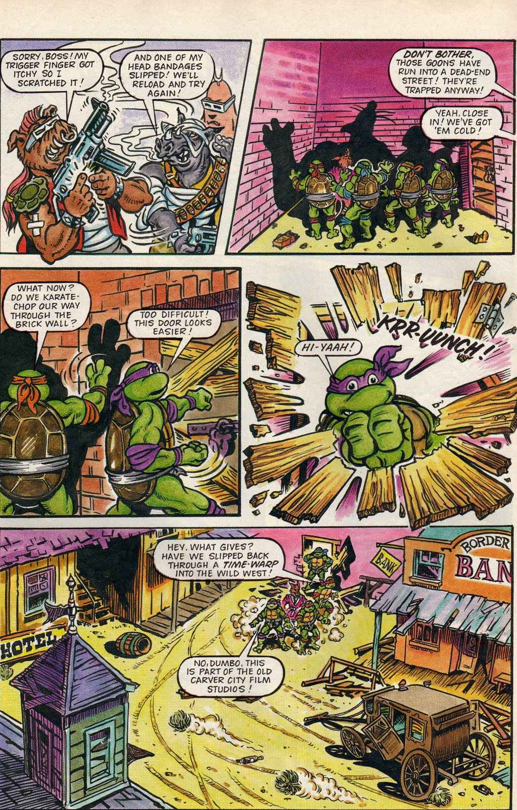 Read online Teenage Mutant Hero Turtles Adventures comic -  Issue #22 - 24