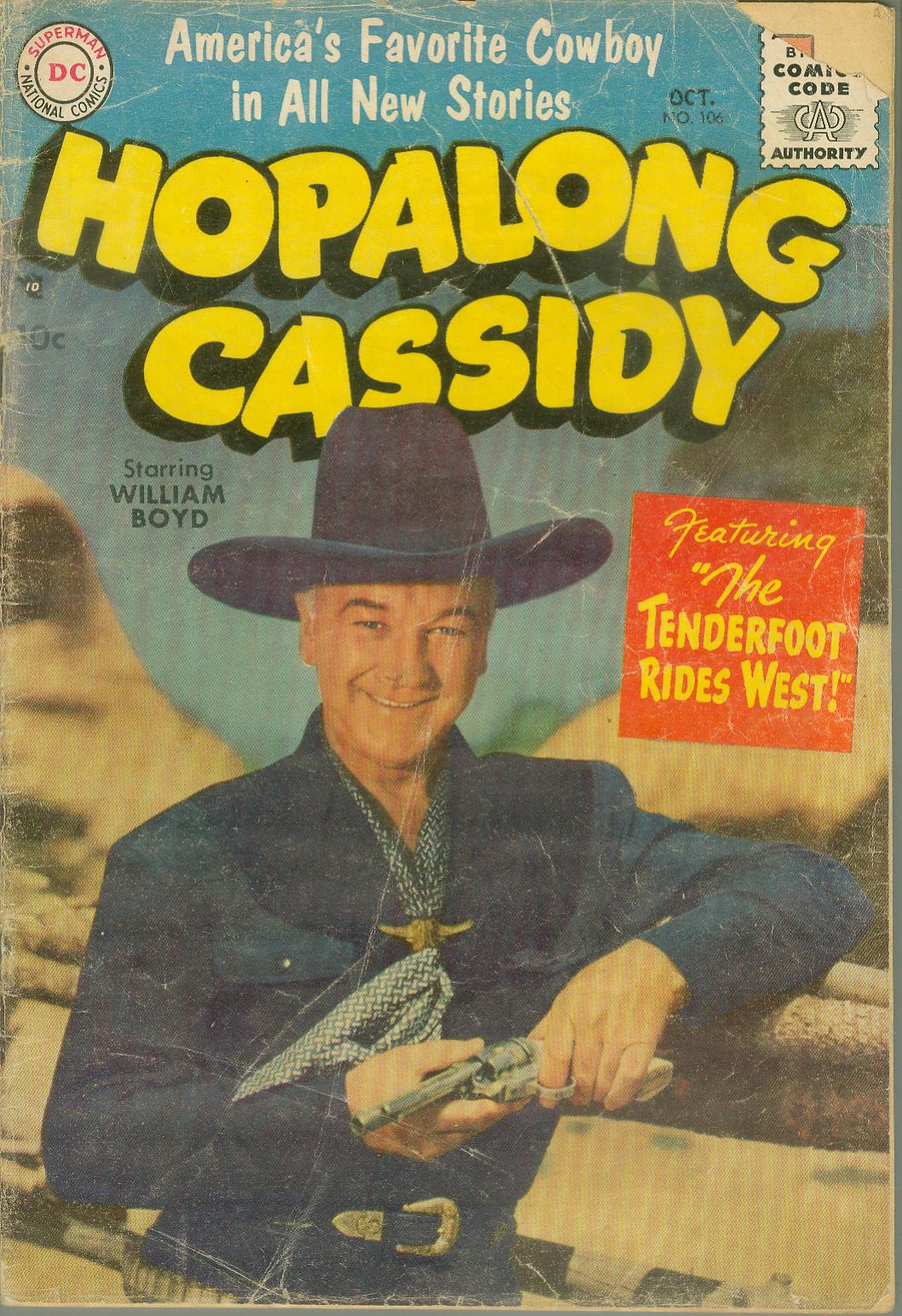 Read online Hopalong Cassidy comic -  Issue #106 - 1