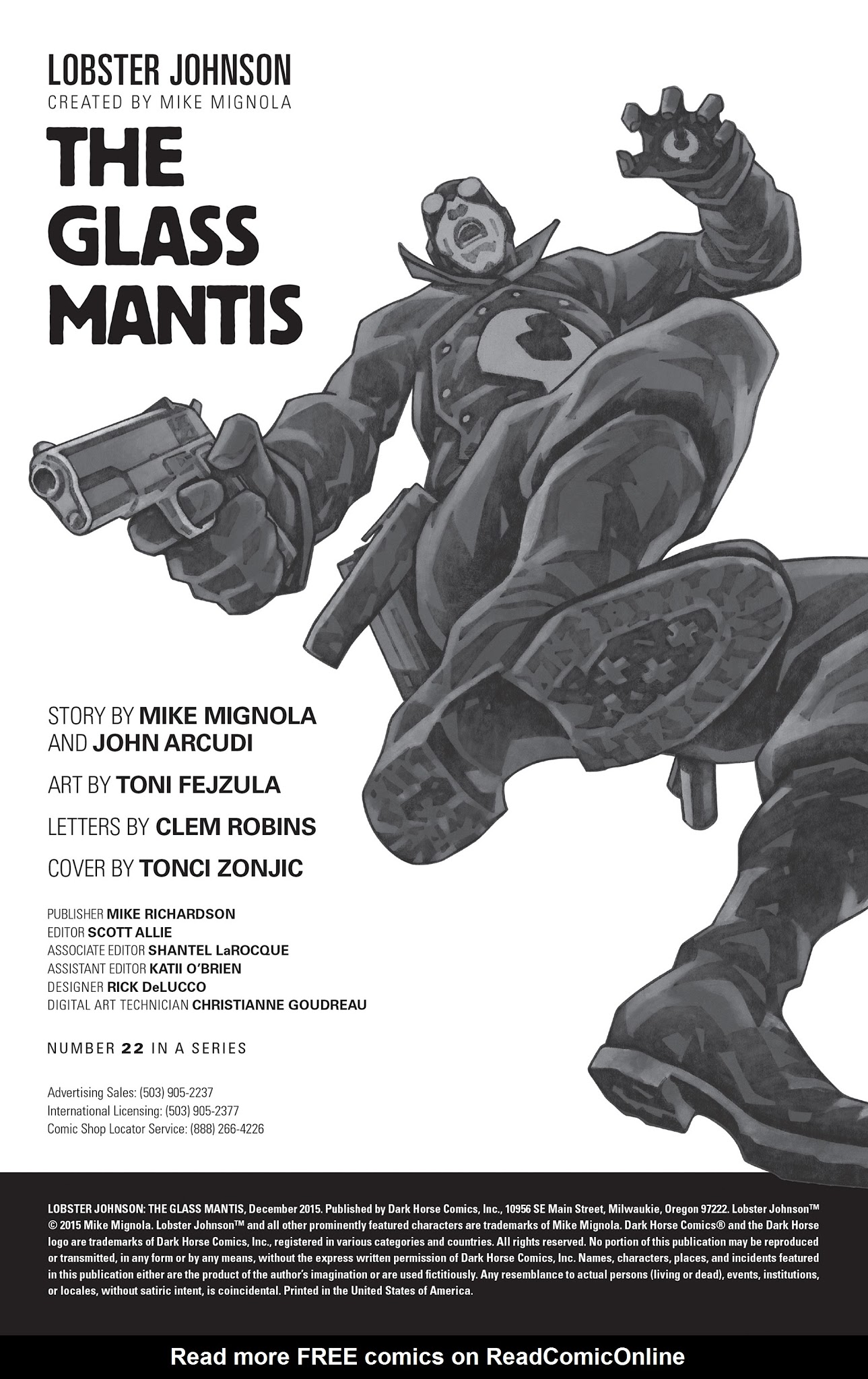 Read online Lobster Johnson: The Glass Mantis comic -  Issue # Full - 2