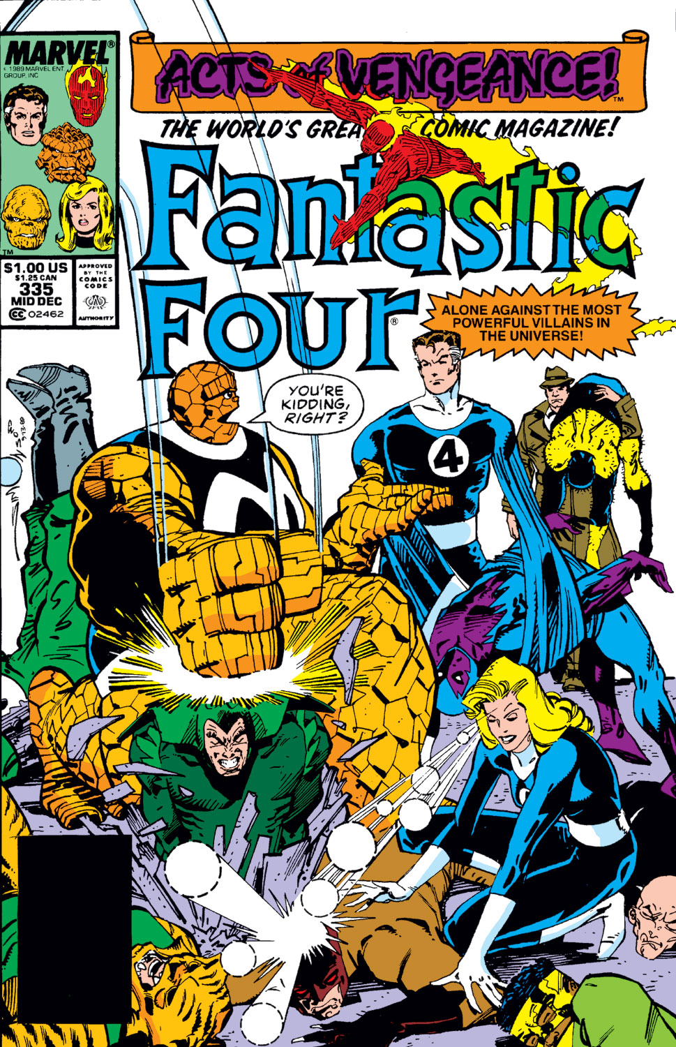 Read online Fantastic Four (1961) comic -  Issue #335 - 1