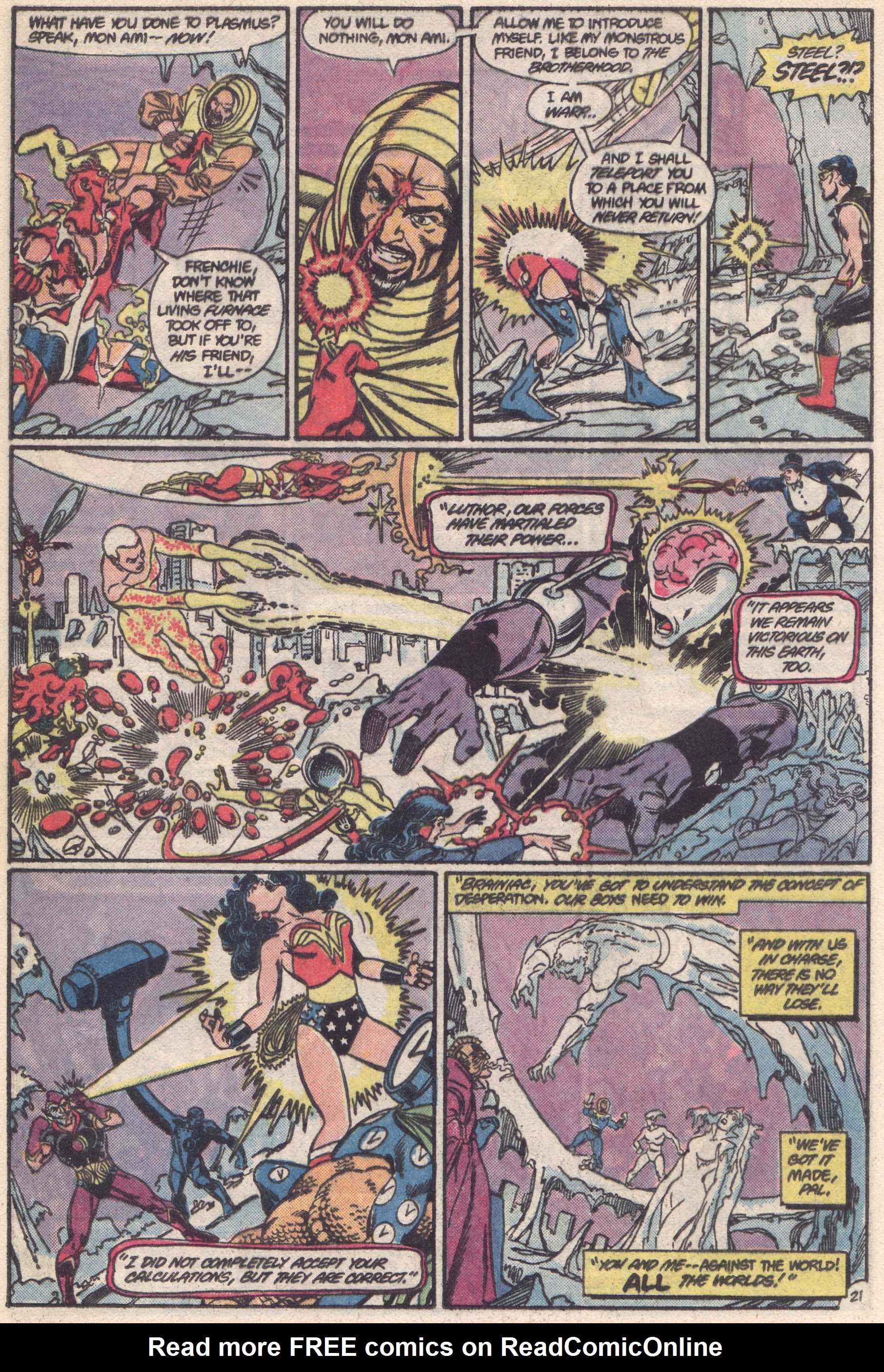 Read online Crisis on Infinite Earths (1985) comic -  Issue #9 - 22