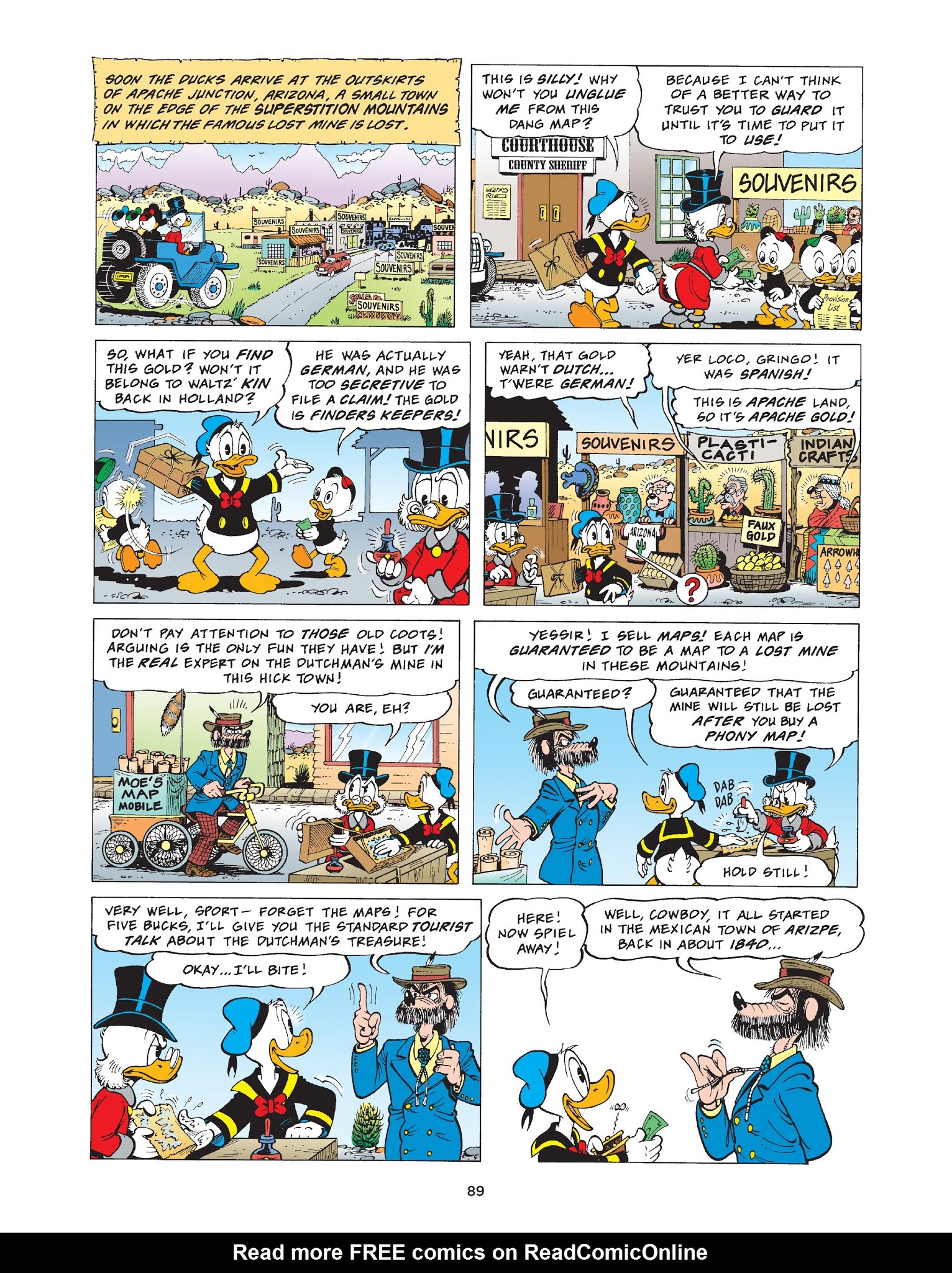 Read online Walt Disney Uncle Scrooge and Donald Duck: The Don Rosa Library comic -  Issue # TPB 8 (Part 1) - 90