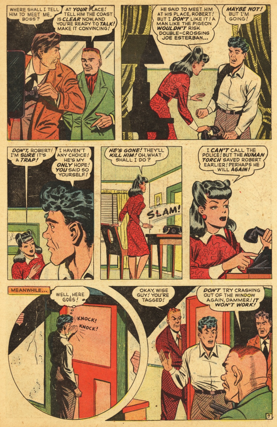 Read online The Human Torch (1940) comic -  Issue #32 - 9