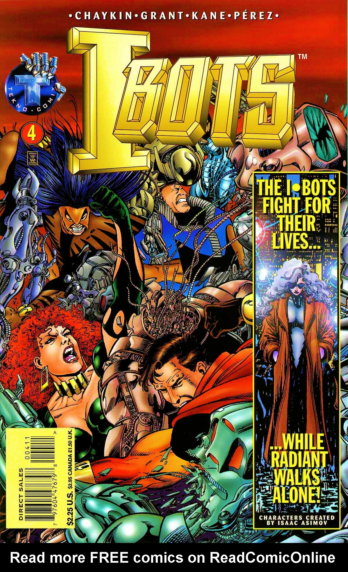 Read online Isaac Asimov's I-Bots comic -  Issue #4 - 1