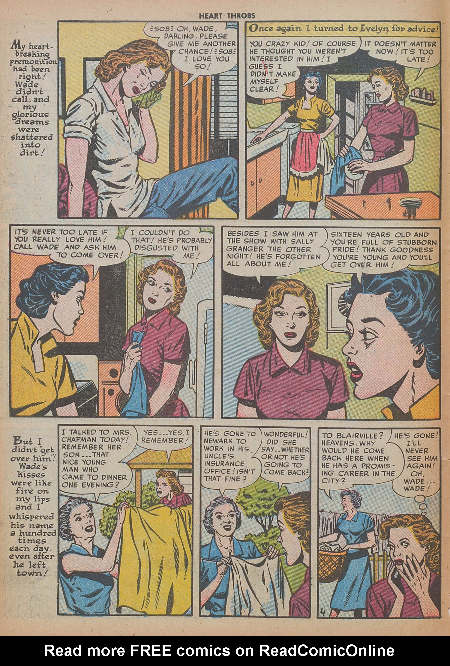 Read online Heart Throbs comic -  Issue #35 - 6