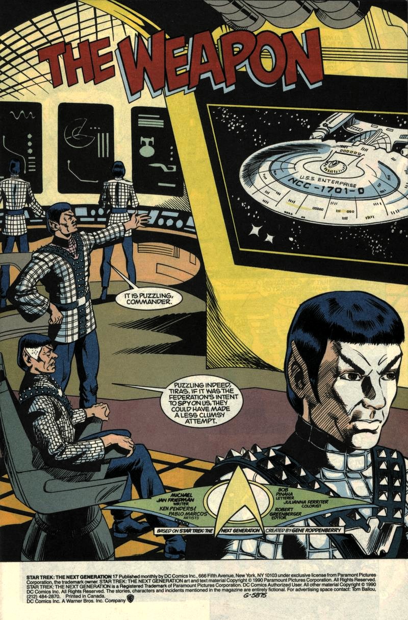 Read online Star Trek: The Next Generation (1989) comic -  Issue #17 - 2