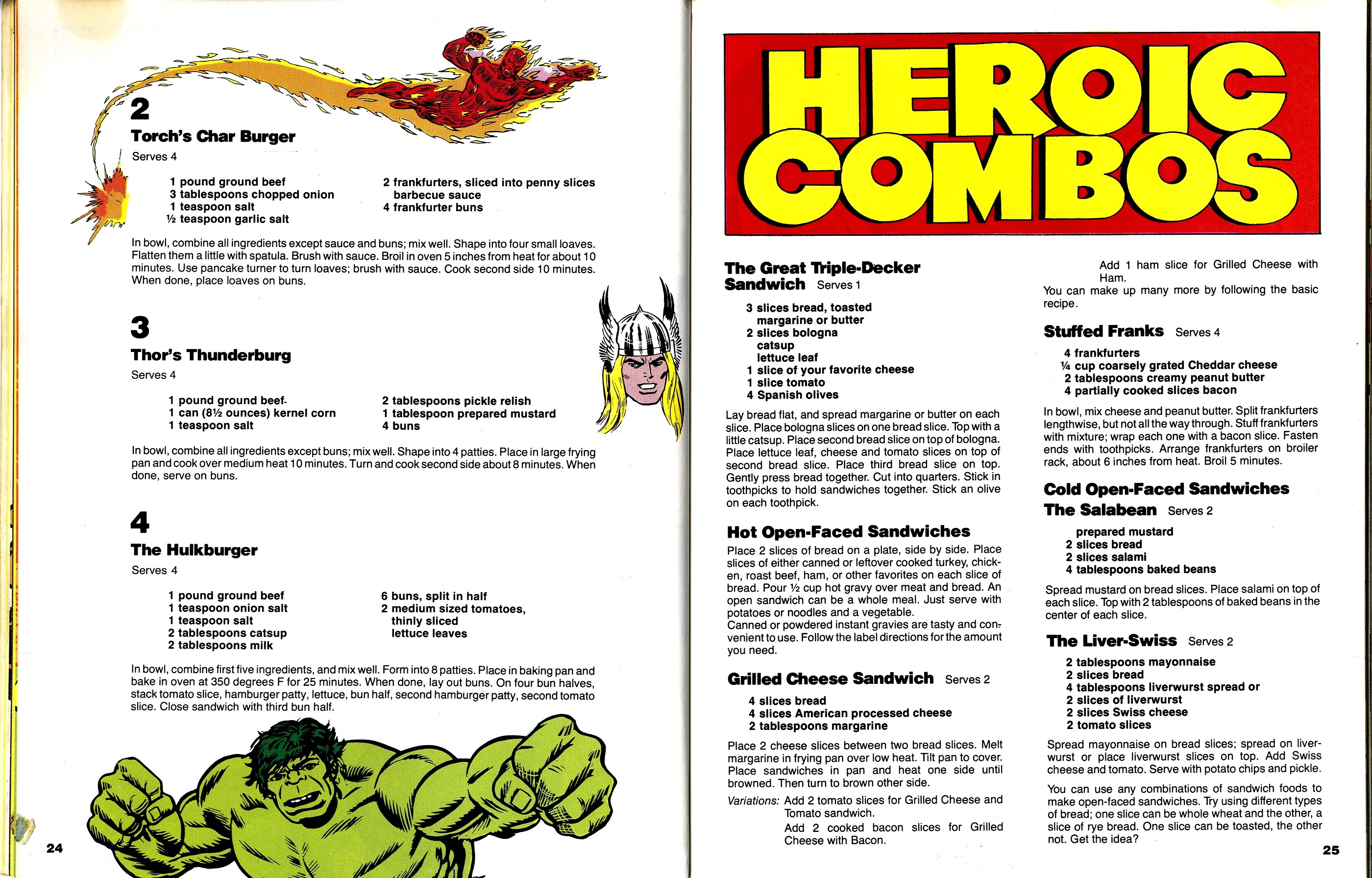 Read online The Mighty Marvel Superheroes' Cookbook comic -  Issue # Full - 14