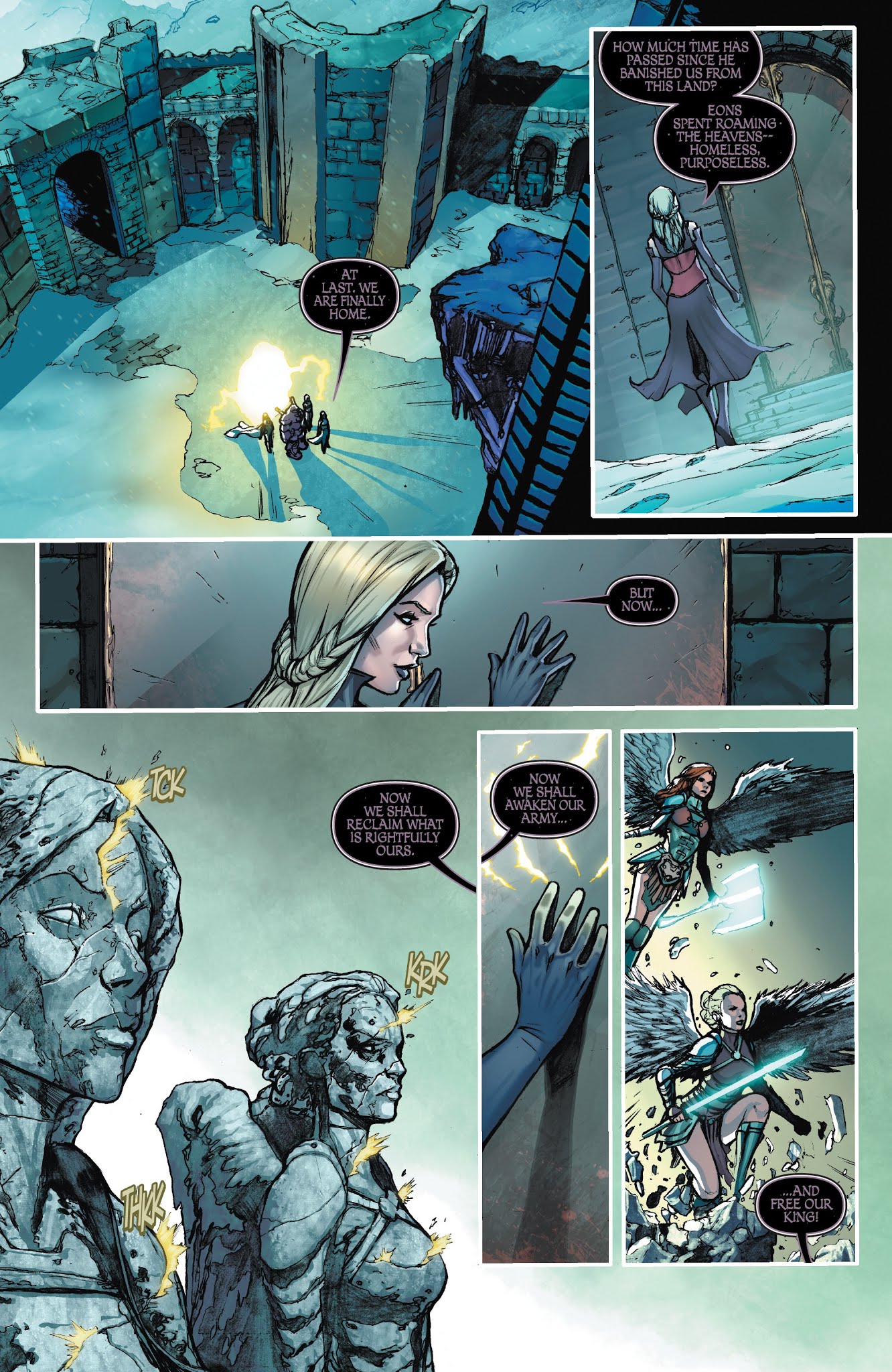 Read online Dissension: War Eternal comic -  Issue #4 - 7