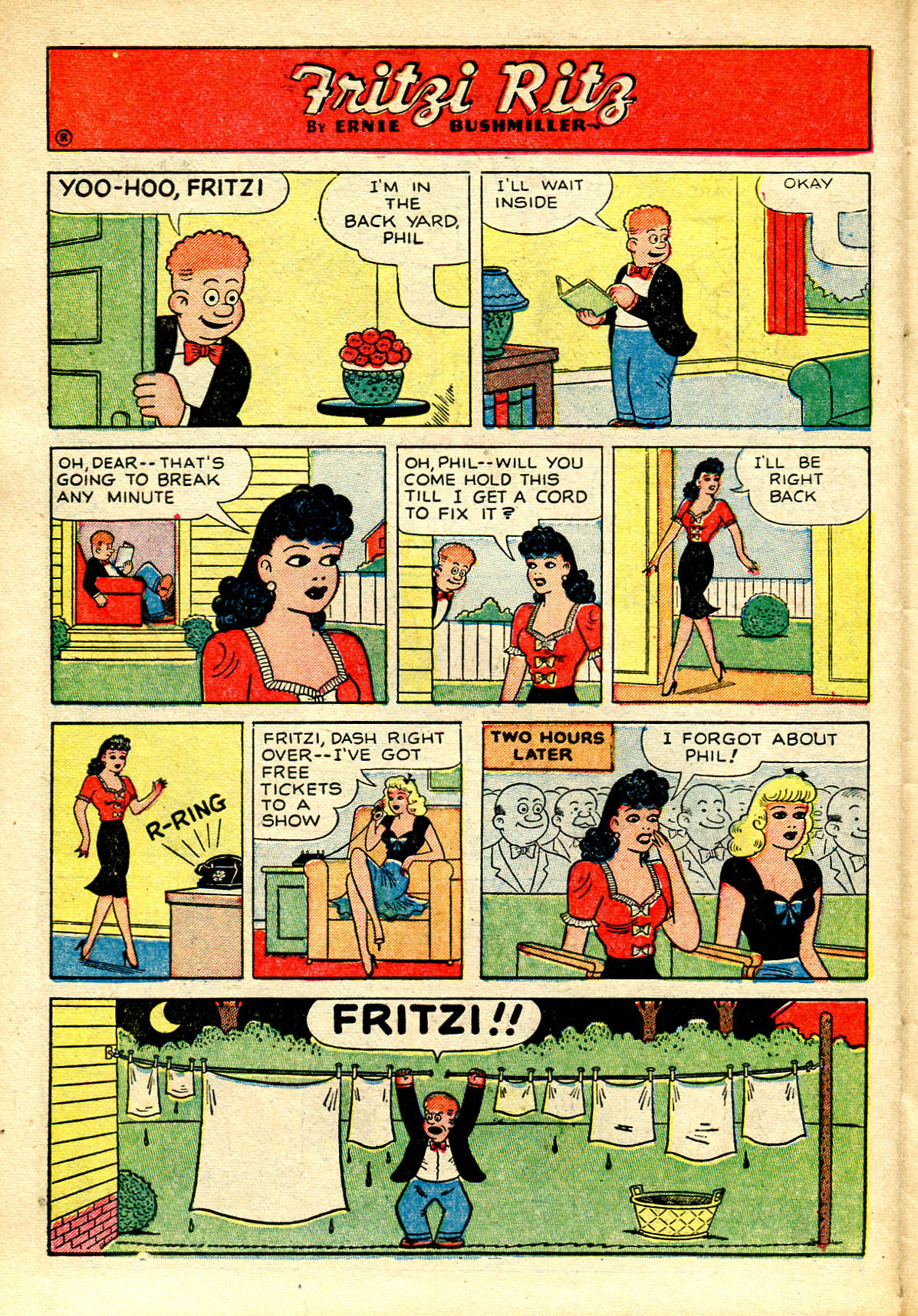 Read online Fritzi Ritz (1953) comic -  Issue #34 - 23
