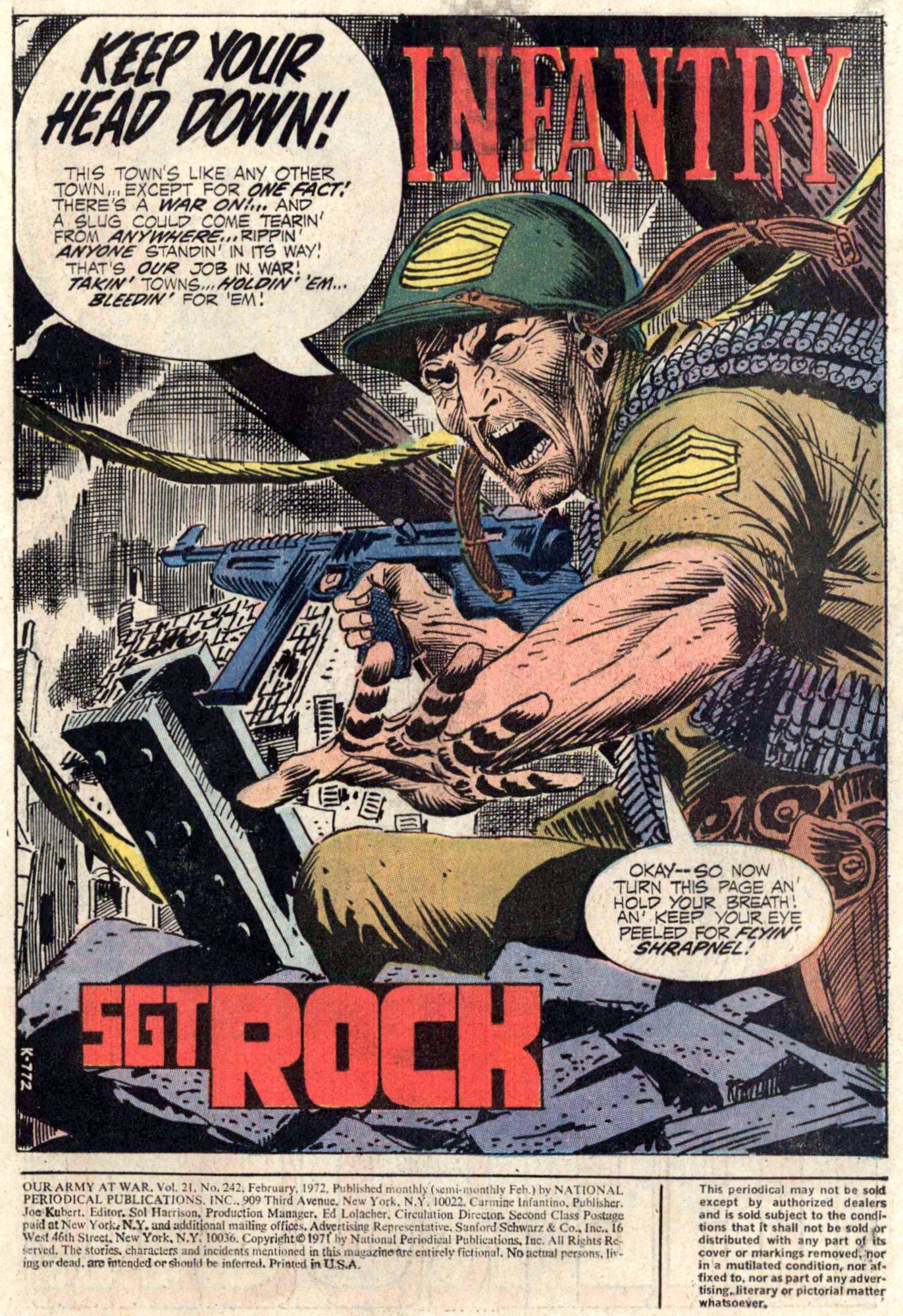 Read online Our Army at War (1952) comic -  Issue #242 - 4