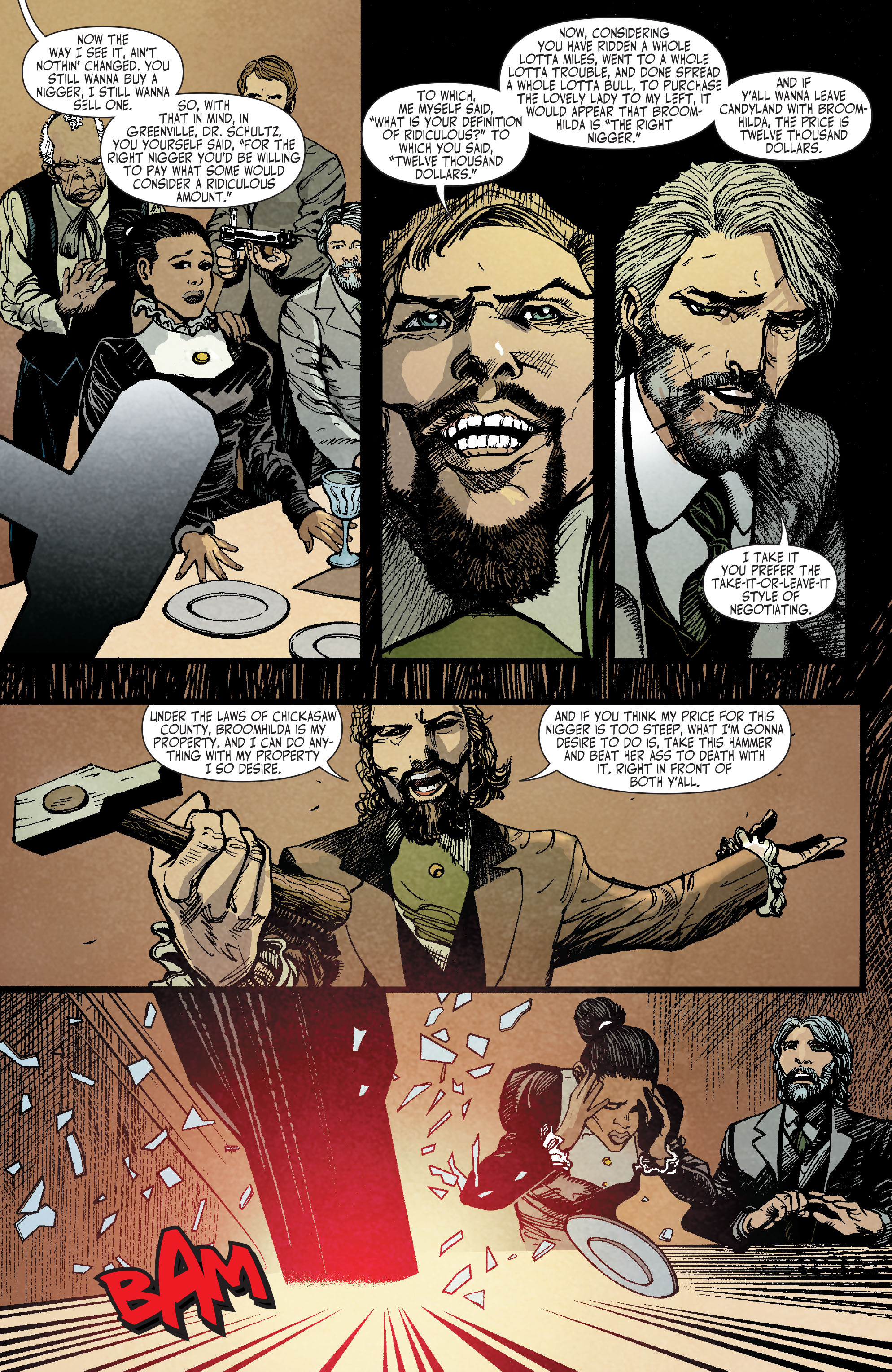 Read online Django Unchained comic -  Issue #6 - 7
