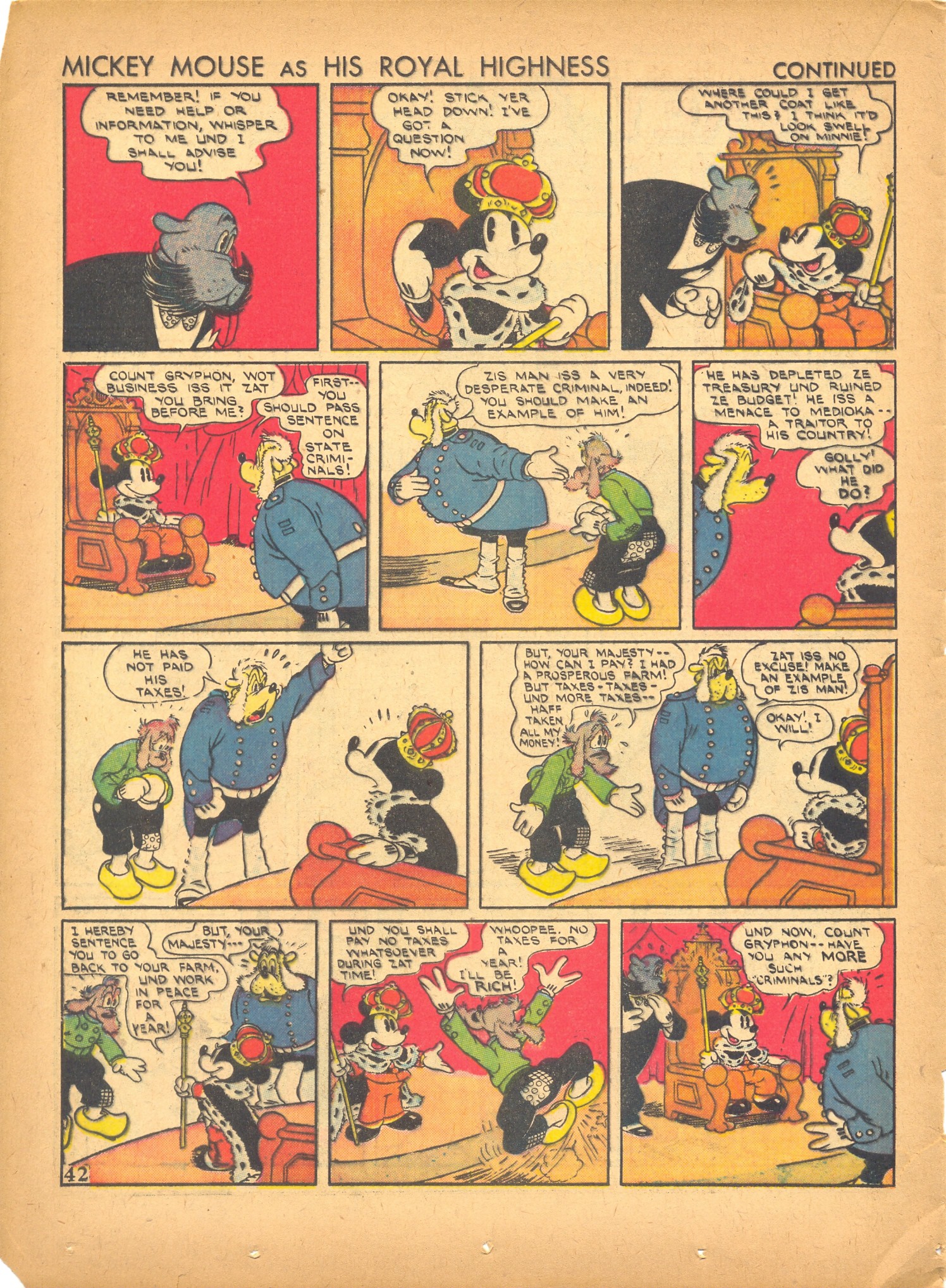 Read online Walt Disney's Comics and Stories comic -  Issue #7 - 44