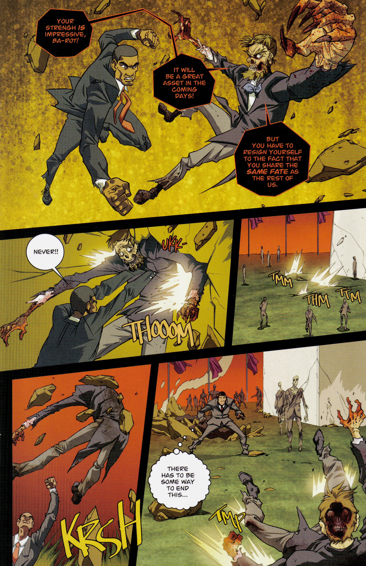 Read online President Evil comic -  Issue #3 - 7