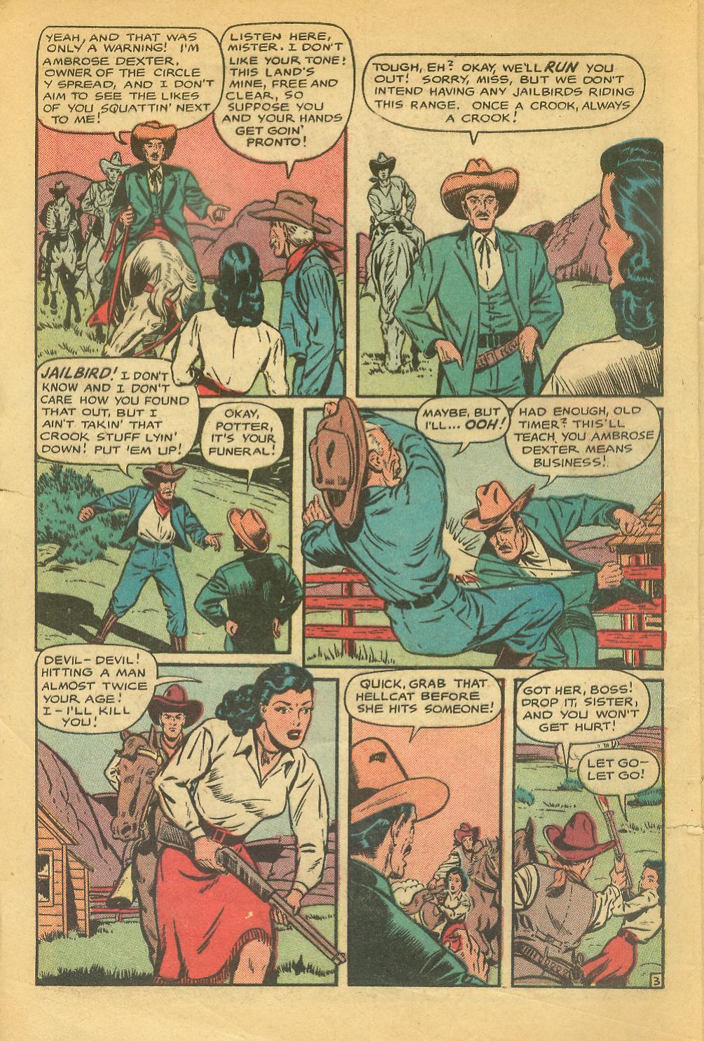 Read online Cowgirl Romances (1950) comic -  Issue #2 - 5