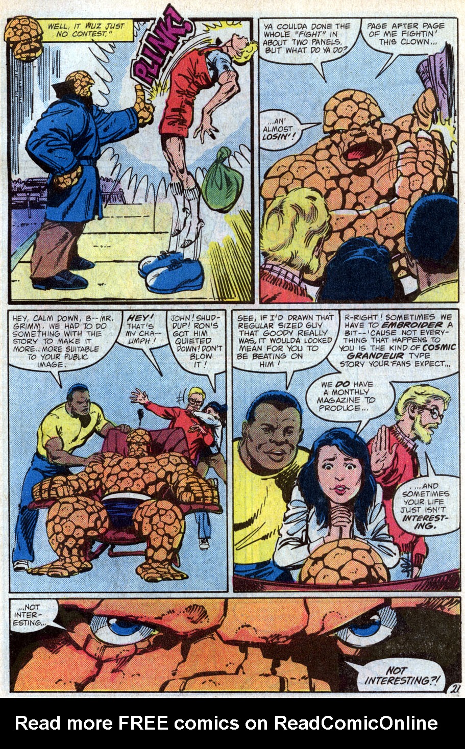 Read online The Thing comic -  Issue #7 - 23