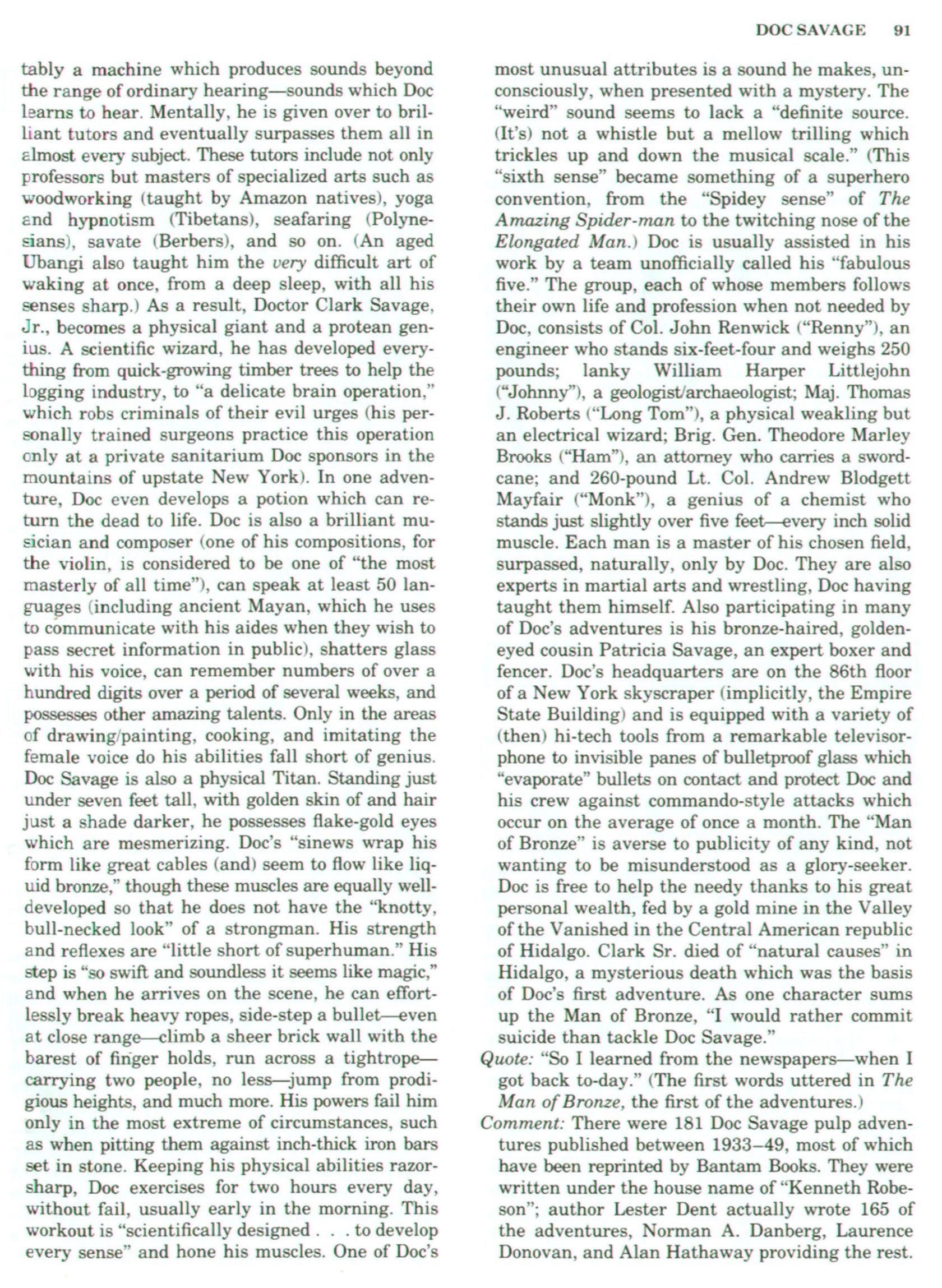 Read online The Encyclopedia of Superheroes comic -  Issue # TPB (Part 2) - 10