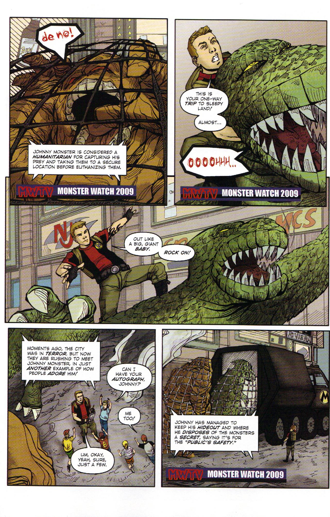 Read online Johnny Monster comic -  Issue #1 - 5