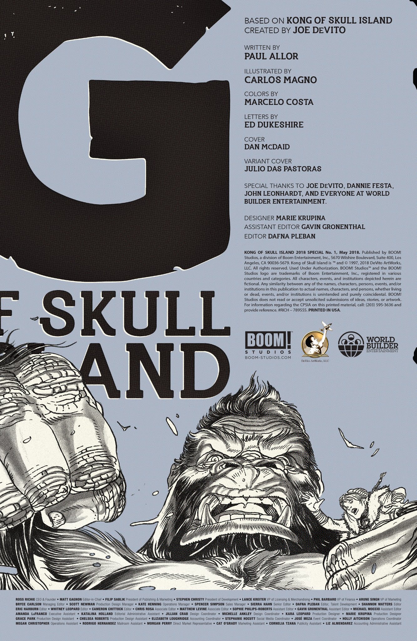 Read online Kong Of Skull Island comic -  Issue # _Special - 2