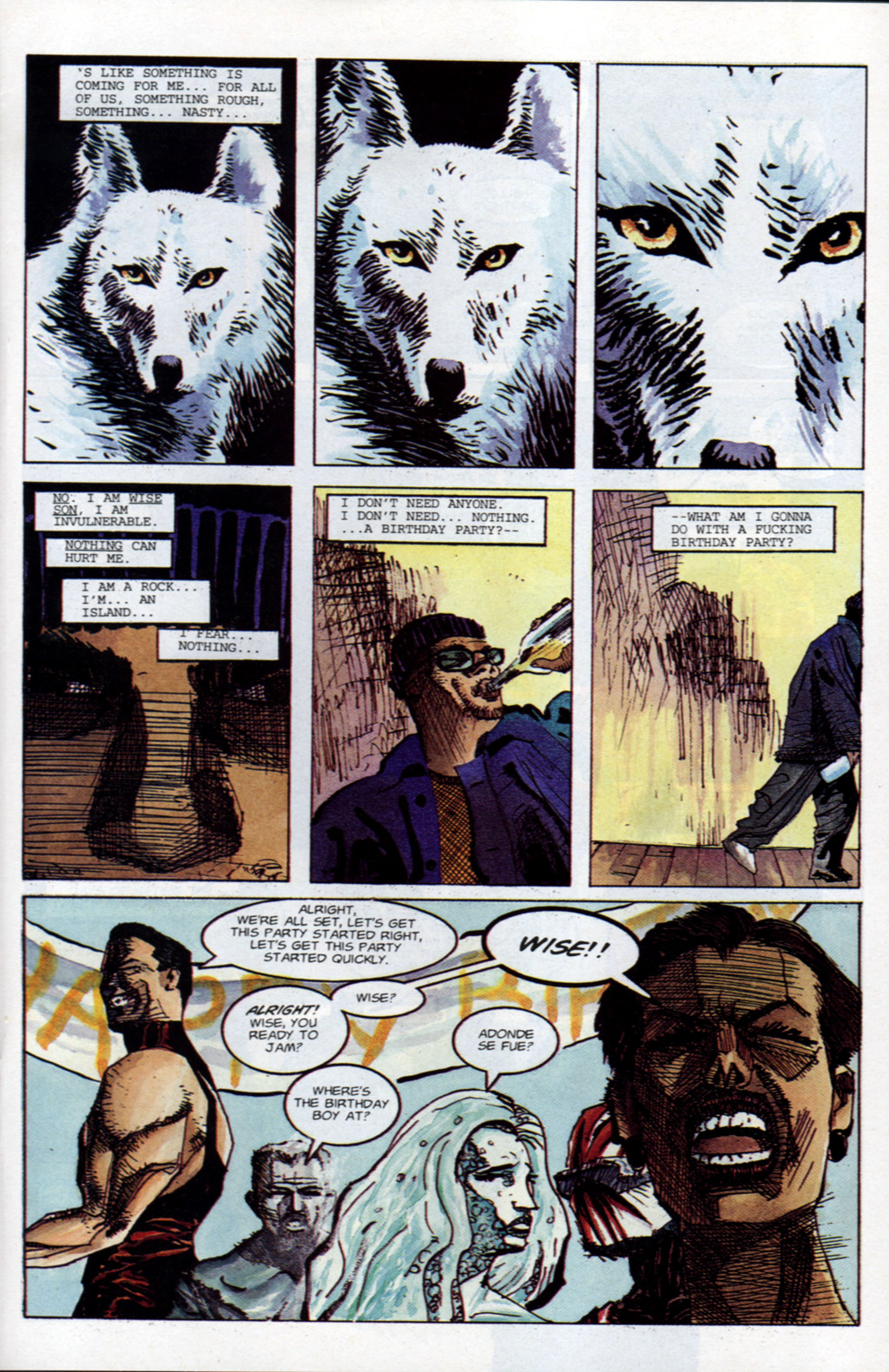Read online Wise Son: The White Wolf comic -  Issue #1 - 8
