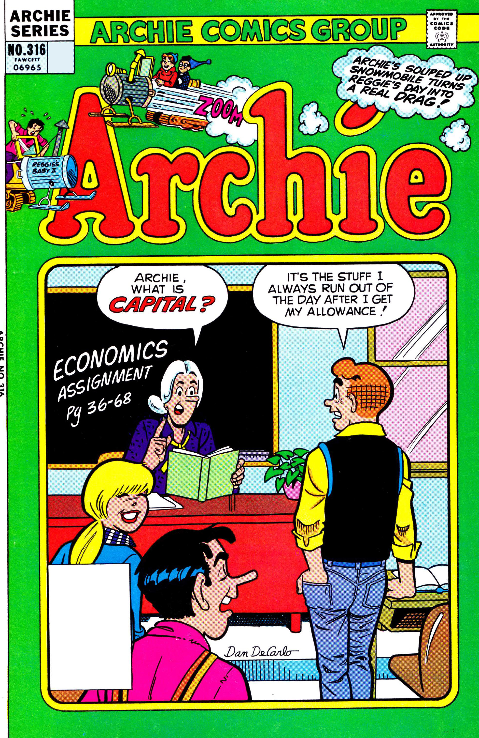 Read online Archie (1960) comic -  Issue #316 - 1