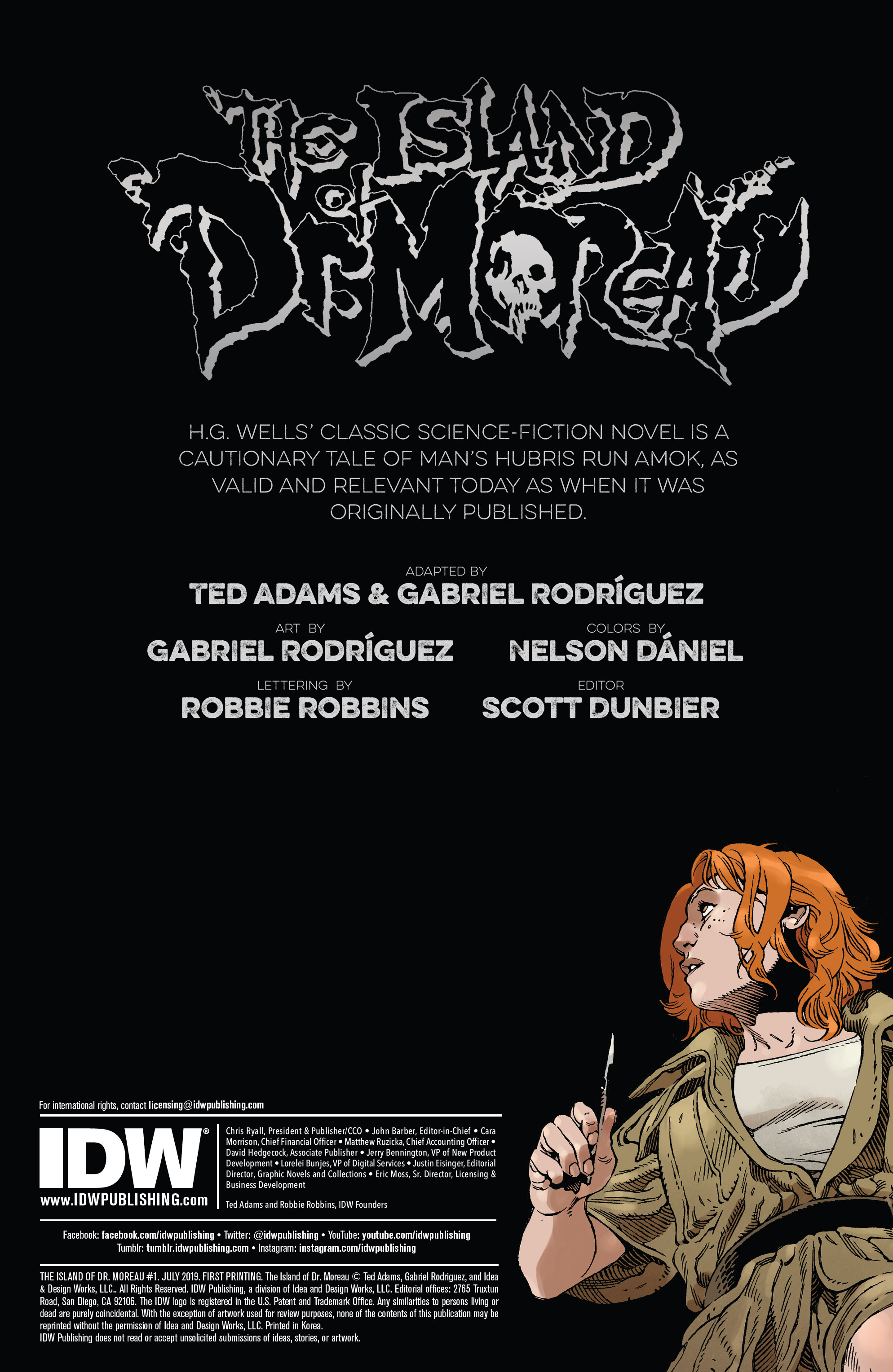Read online The Island of Dr. Moreau (2019) comic -  Issue #1 - 2