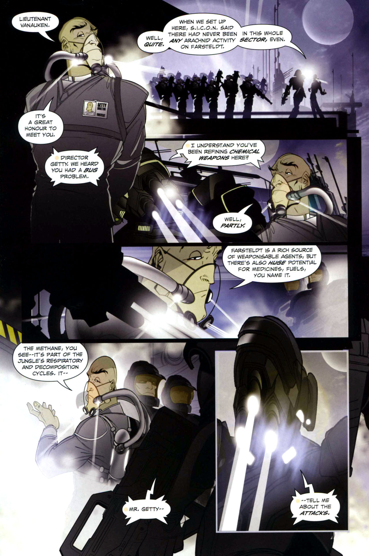 Read online Starship Troopers (2007) comic -  Issue #5 - 7
