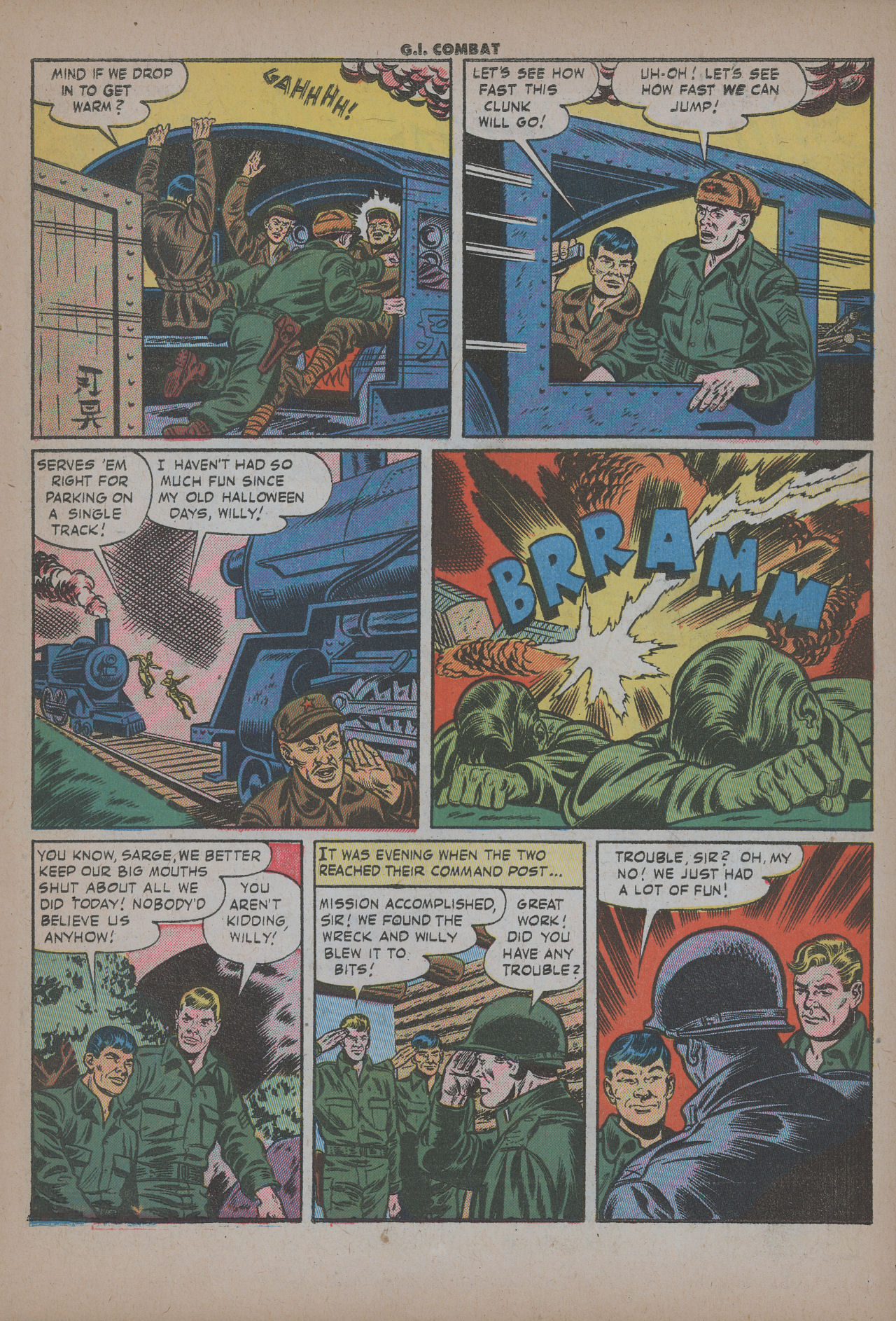 Read online G.I. Combat (1952) comic -  Issue #41 - 11