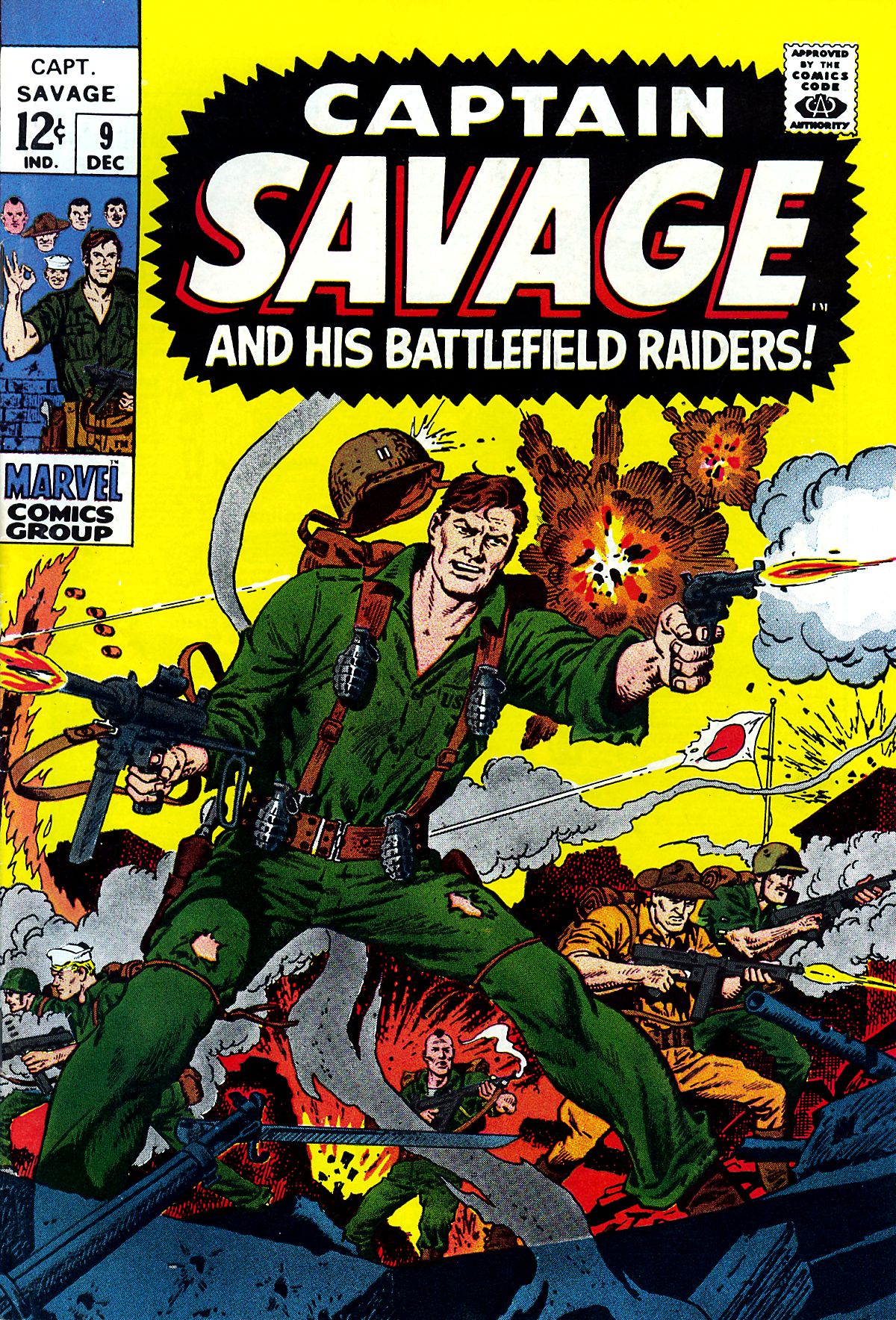 Read online Captain Savage and his Leatherneck Raiders comic -  Issue #9 - 1