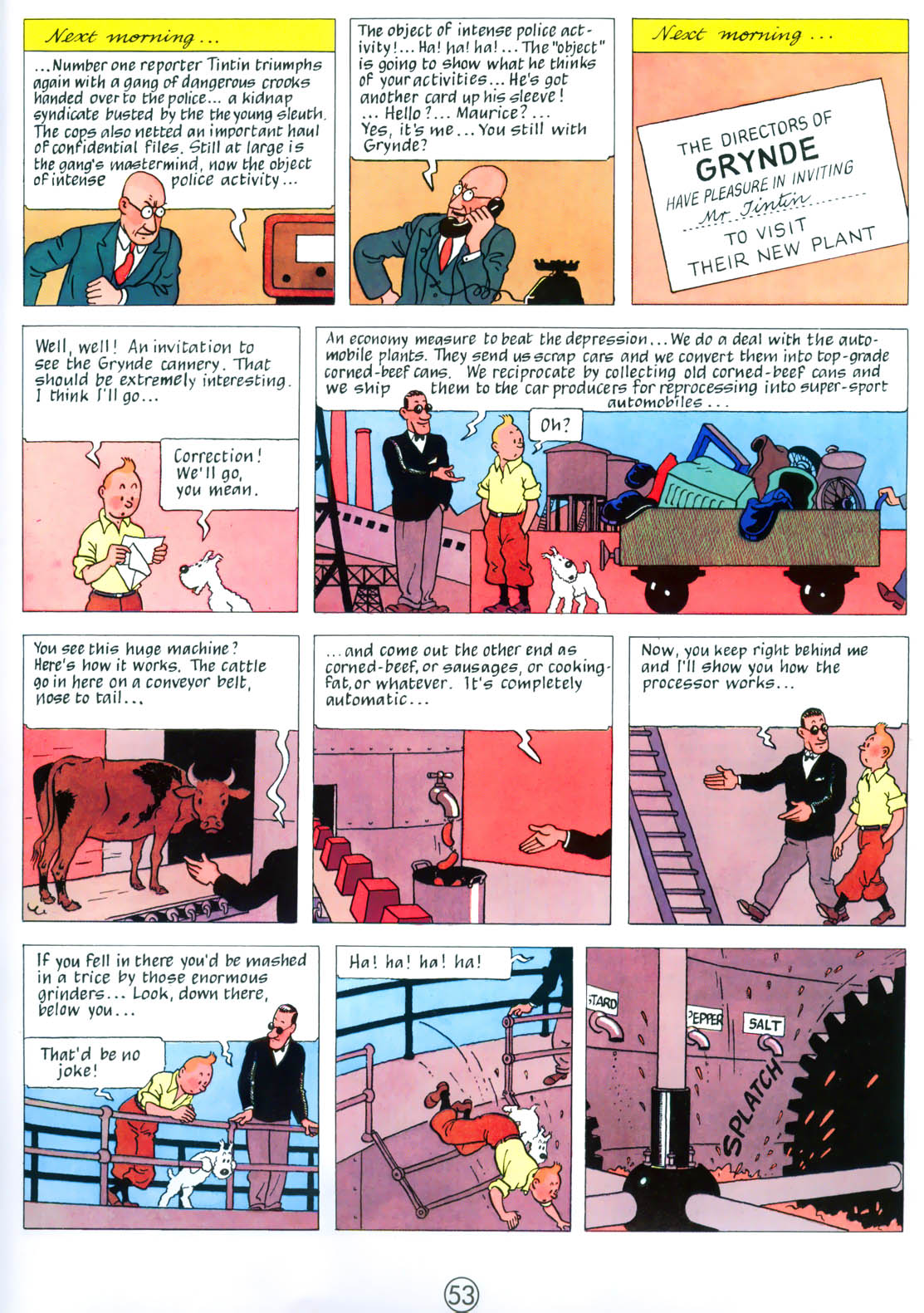 The Adventures of Tintin Issue #3 #3 - English 56