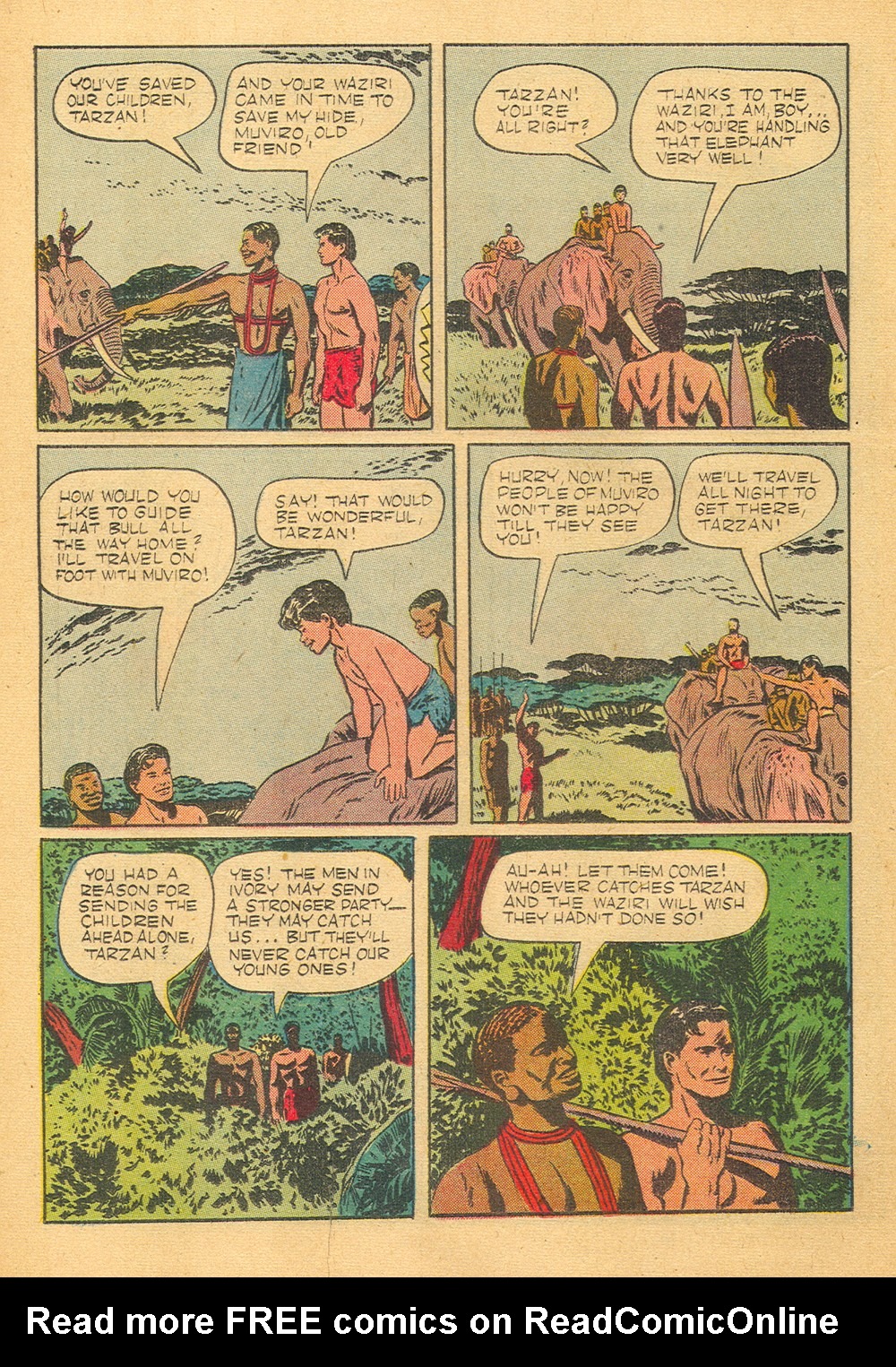 Read online Tarzan (1948) comic -  Issue #19 - 26