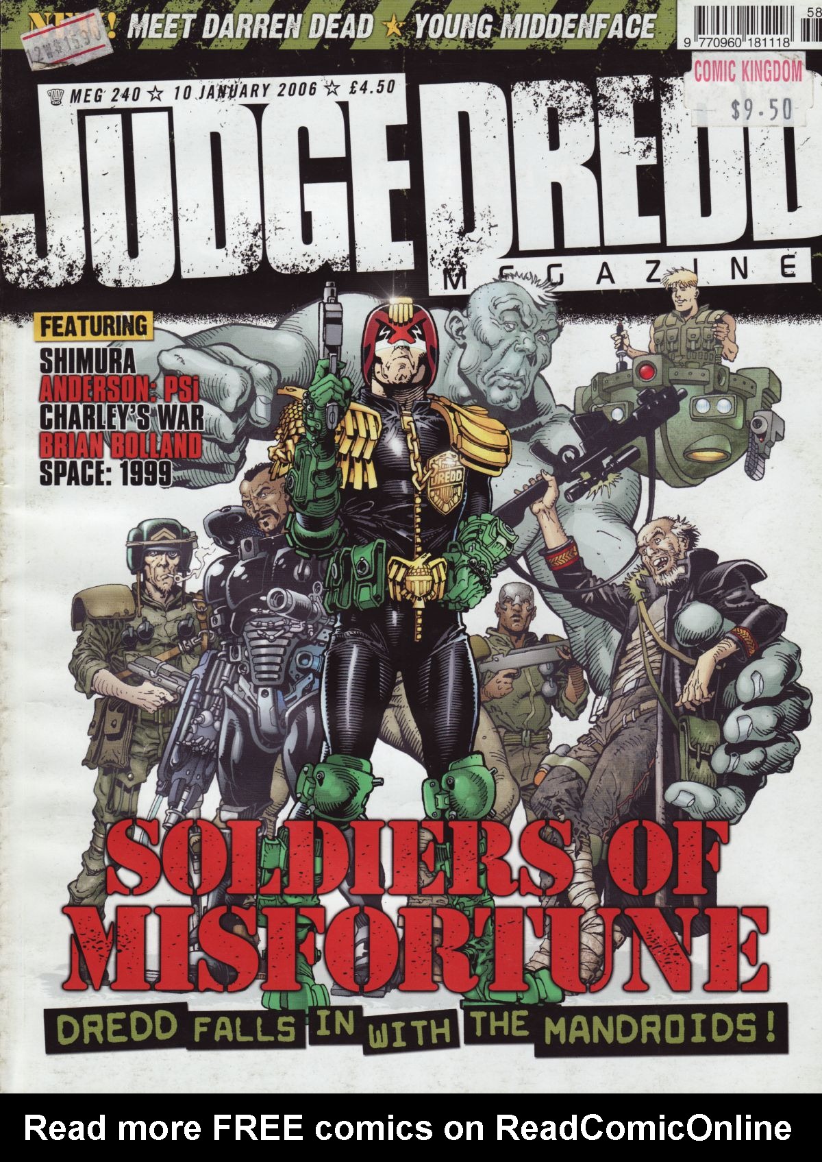 Read online Judge Dredd Megazine (Vol. 5) comic -  Issue #240 - 1