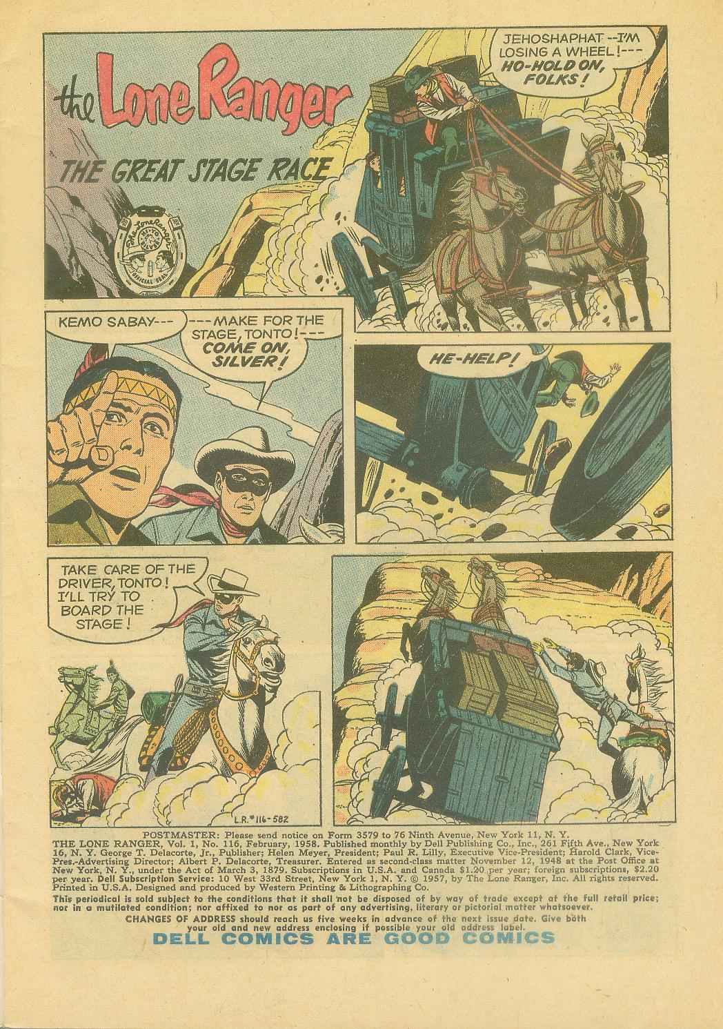 Read online The Lone Ranger (1948) comic -  Issue #116 - 3