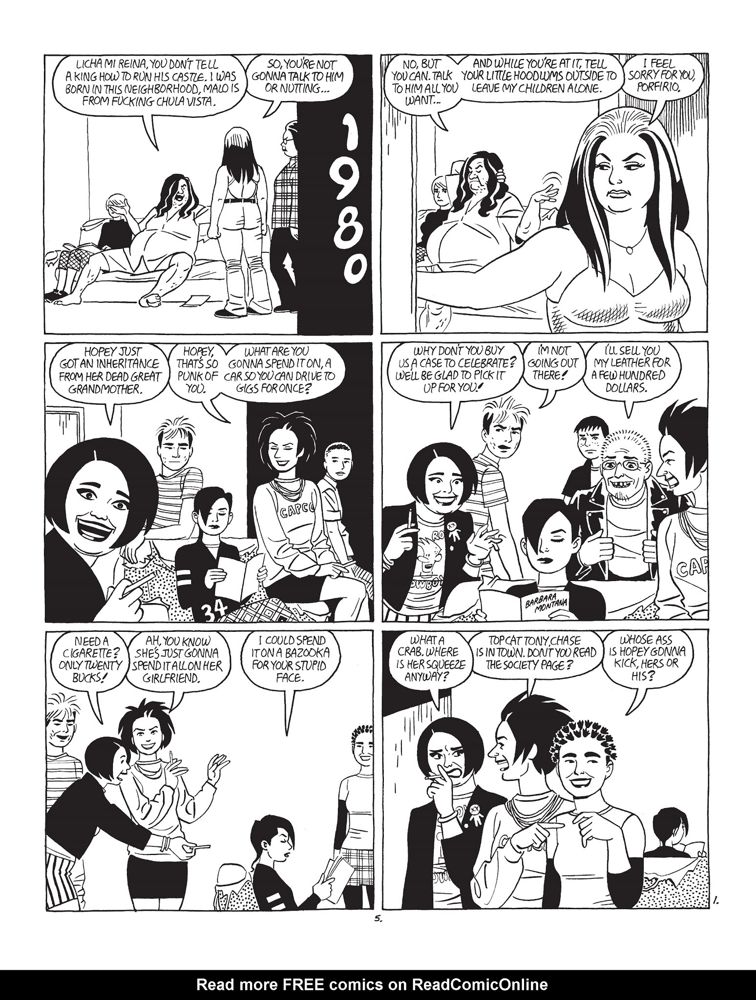 Read online Love and Rockets (2016) comic -  Issue #5 - 7